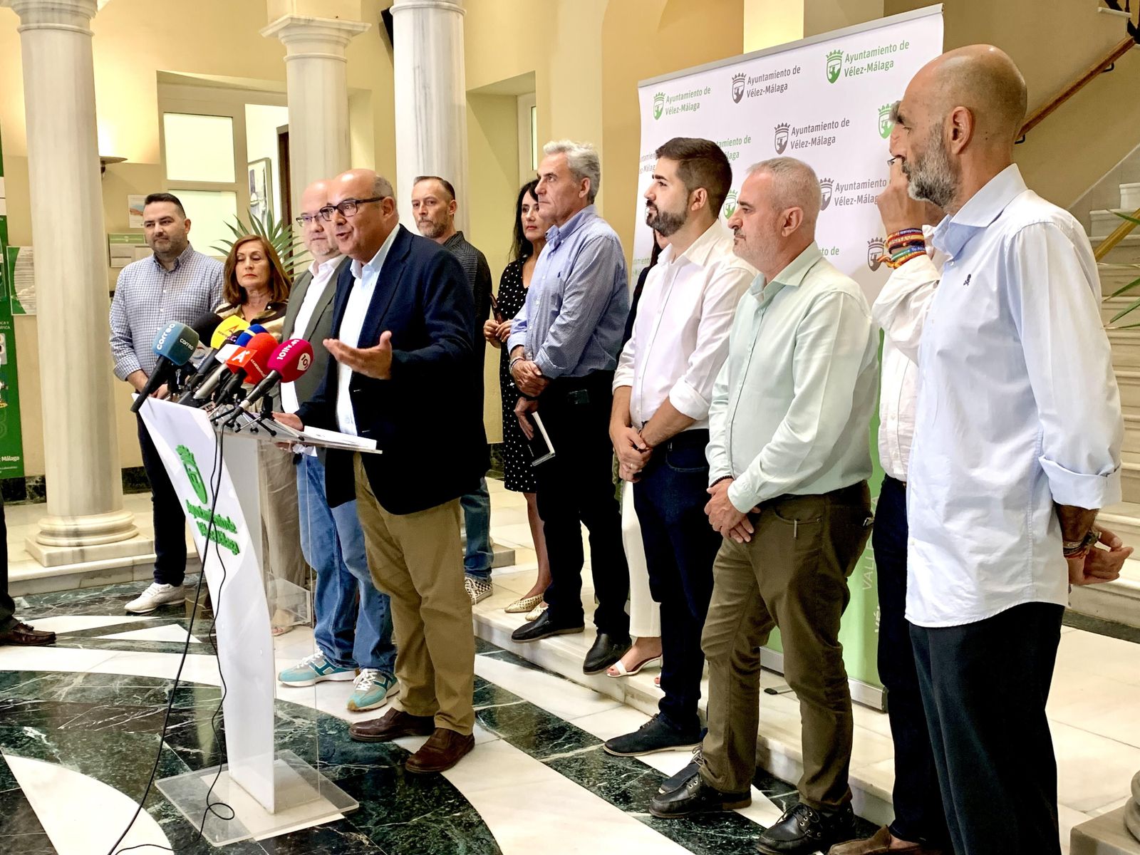 El nuevo equipo de gobierno en el Ayuntamiento de Vélez-Málaga