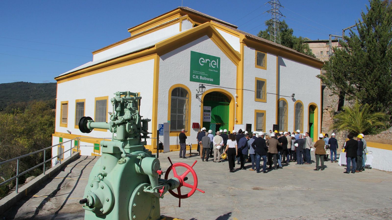 La central hidroeléctica de las Buitreras.