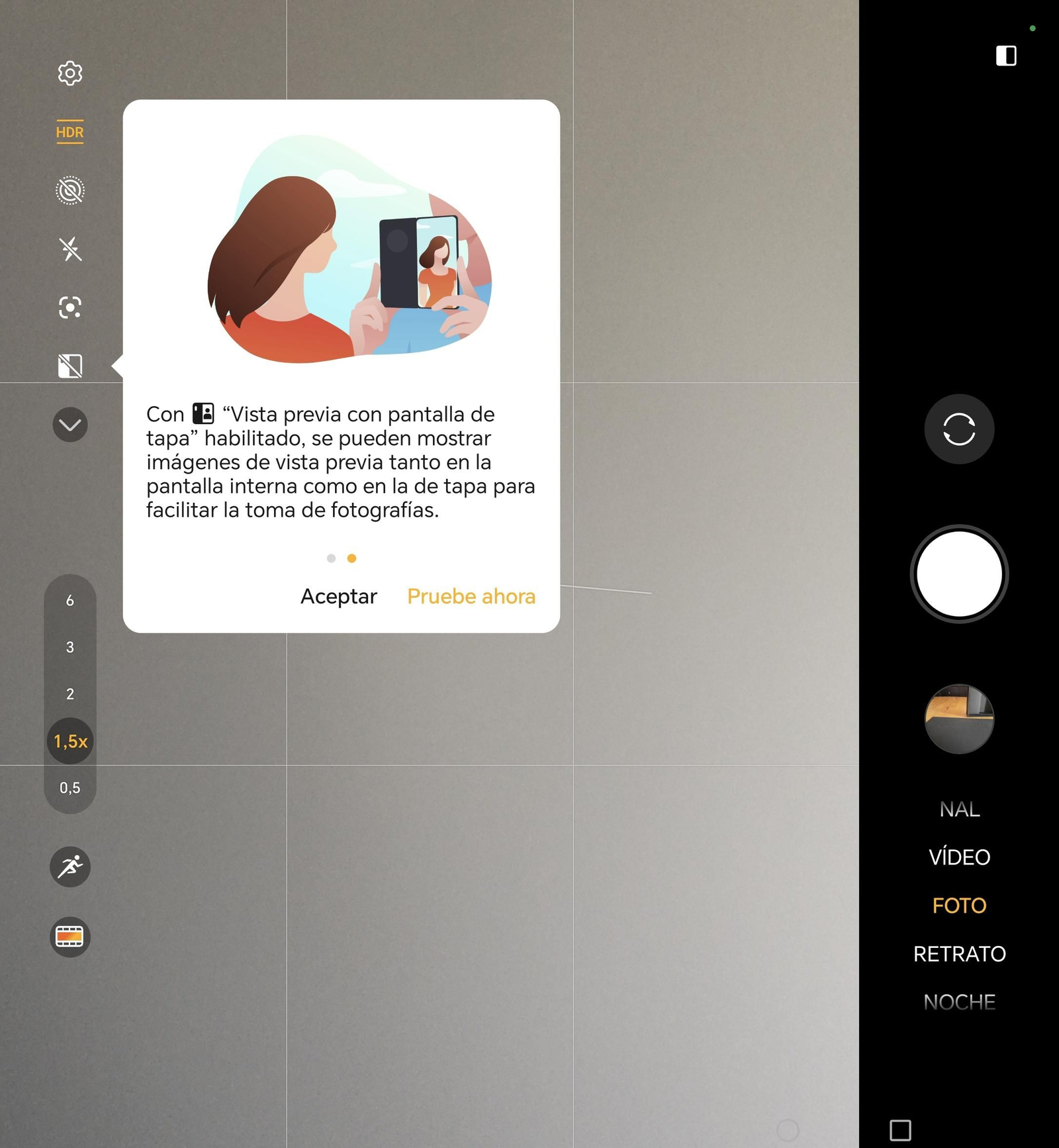 Smartphone plegable Honor Magic V5