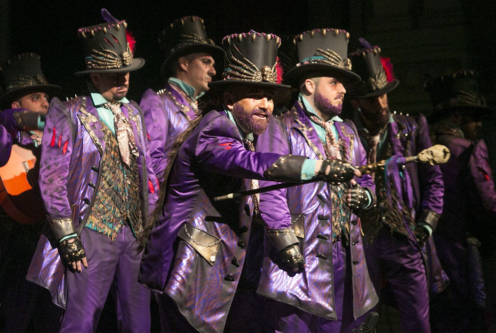 Las imágenes de la octava preliminar del Carnaval Colombino