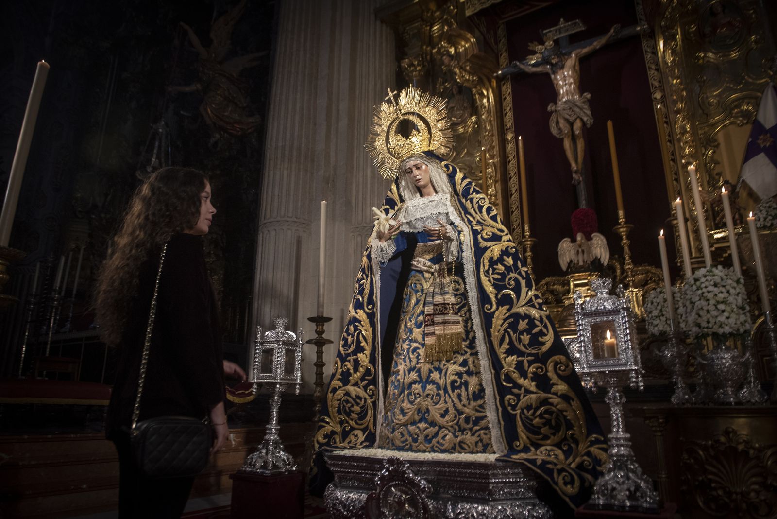 Imágenes del besamanos a Nuestra Señora del Socorro
