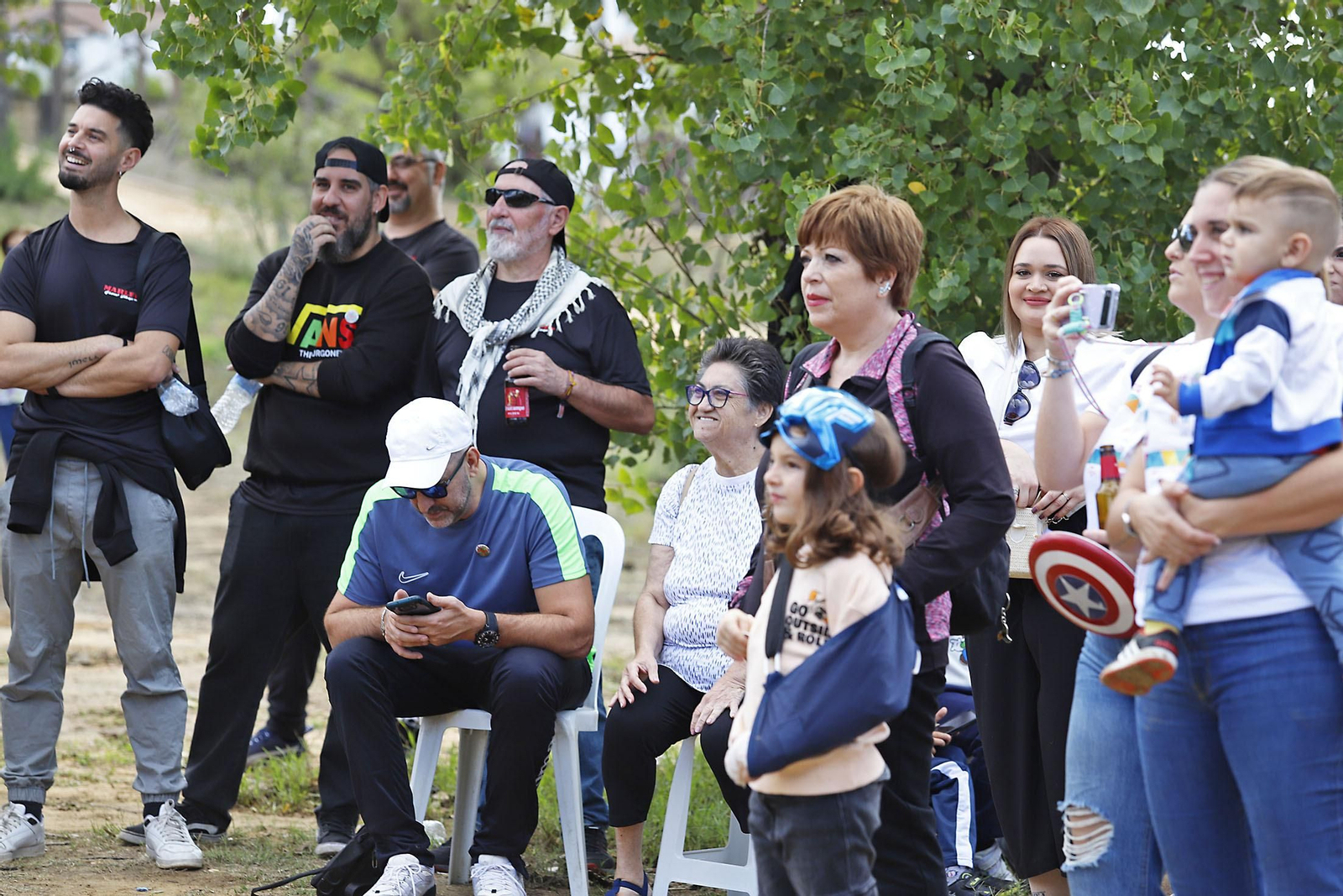 Imágenes de la convivencia carnavalera del Parque Moret en Huelva