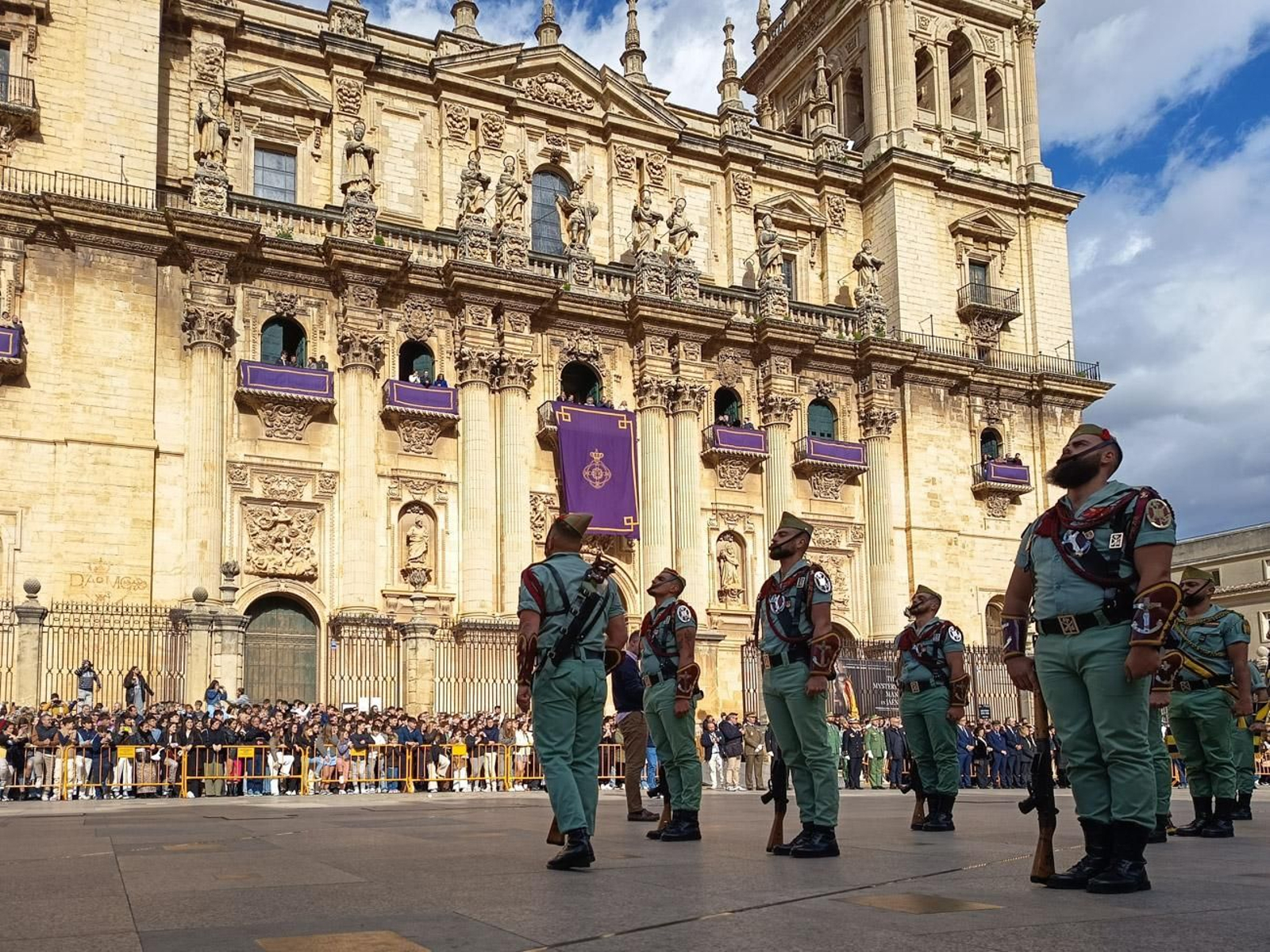 La Legión y el Cristo de la Buena Muerte es uno de los binomios de la Semana Santa.