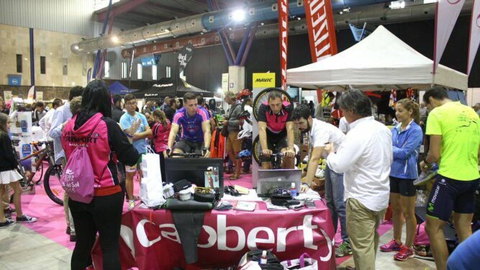 El salón Moto Málaga, en otra edición celebrada