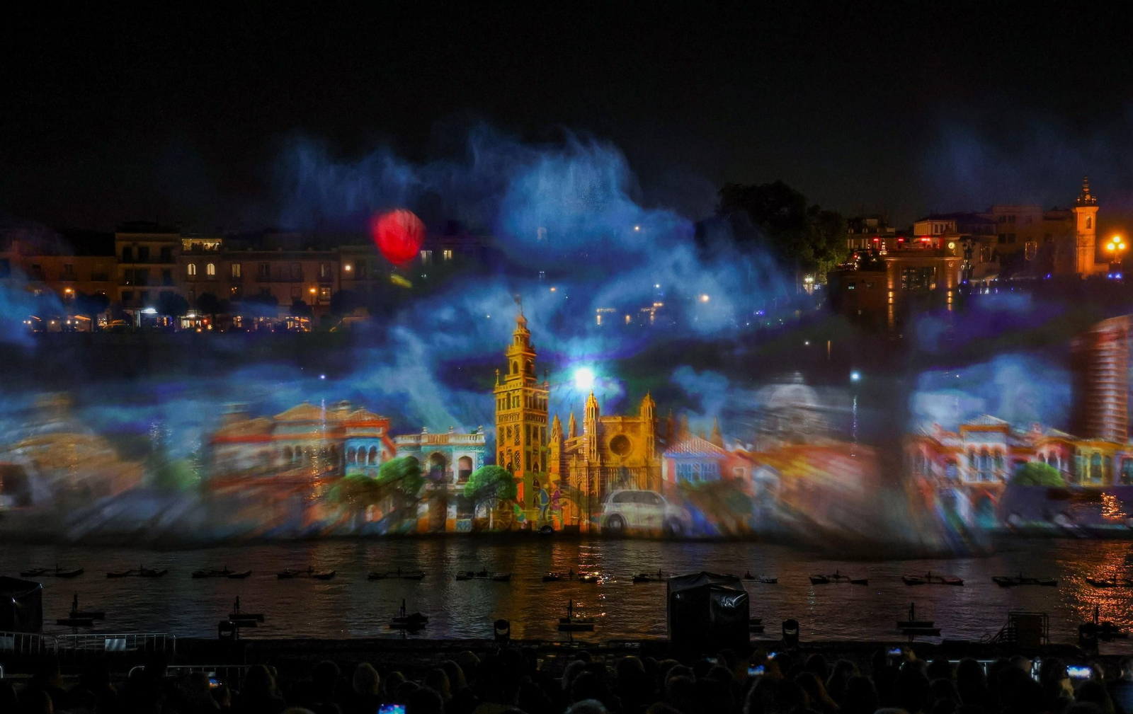 Estreno del ‘mapping’ navideño el 20 de diciembre del año pasado.