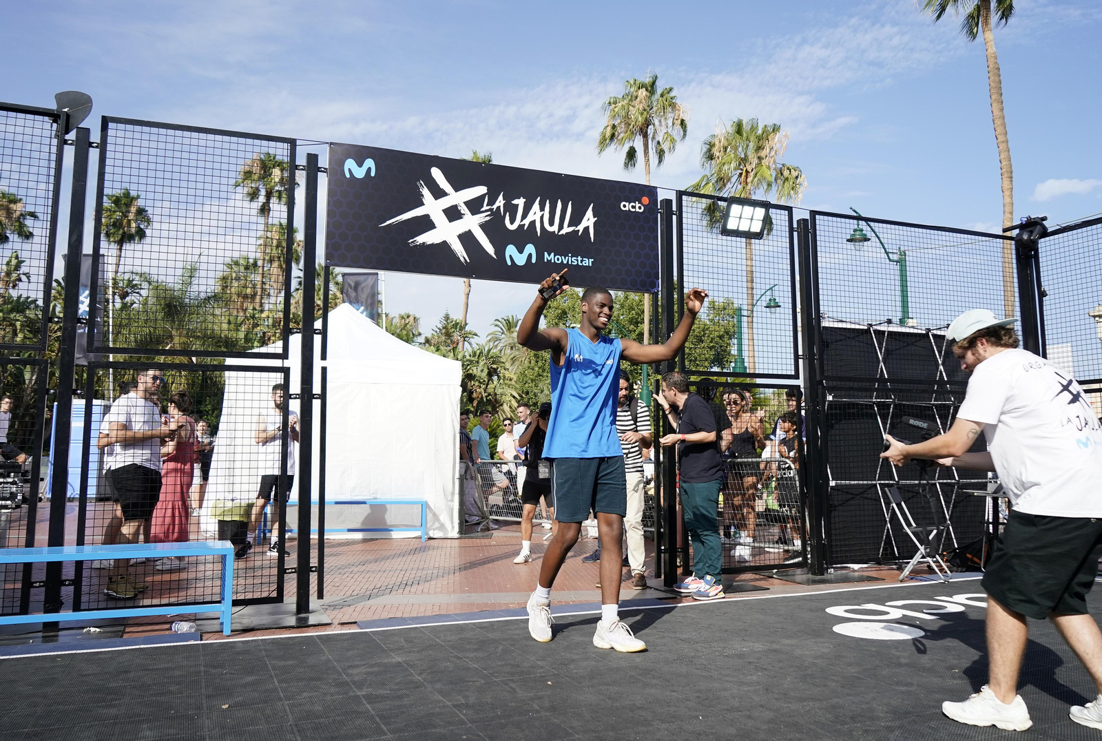 La Jaula Movistar promociona la Copa 2024 en Málaga