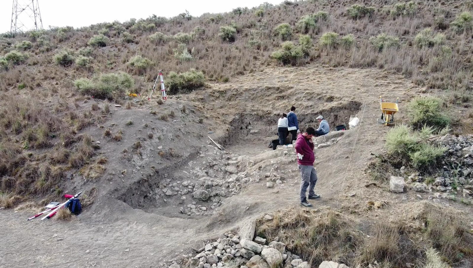 La fotos de la ciudad romana de Ilurco descubierta en Pinos Puente por la Universidad de Granada