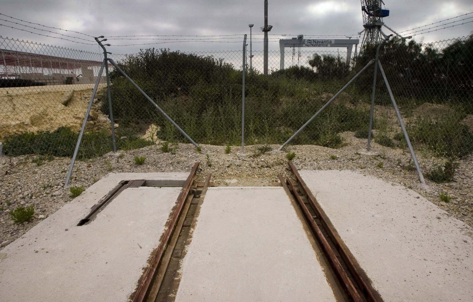 El puerto de Cádiz montó la parte del trazado que incluía el contrato inicial con Fomento.