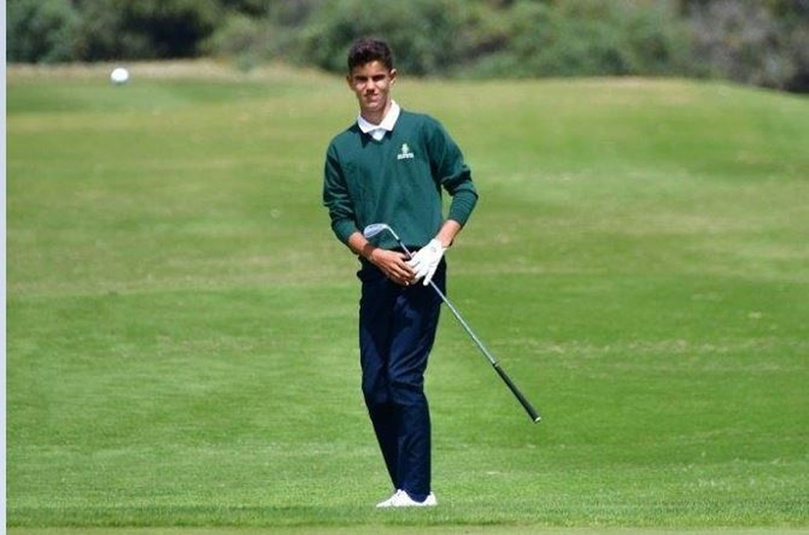 El golfista algecireño Alberto Baños
