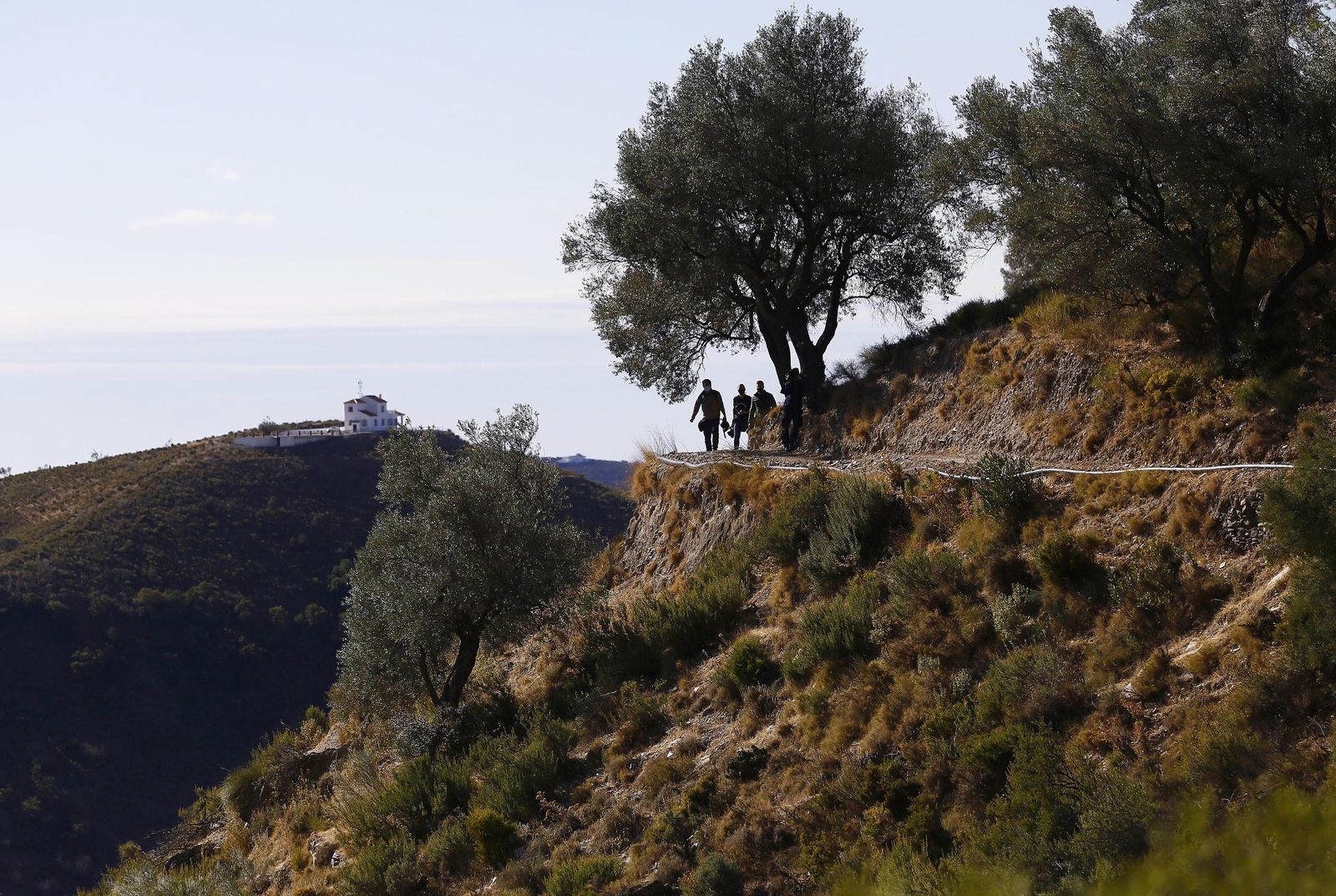 Uno de los tramos de la etapa 7 de la Gran Senda que une Canillas de Aceituno con Sedella.