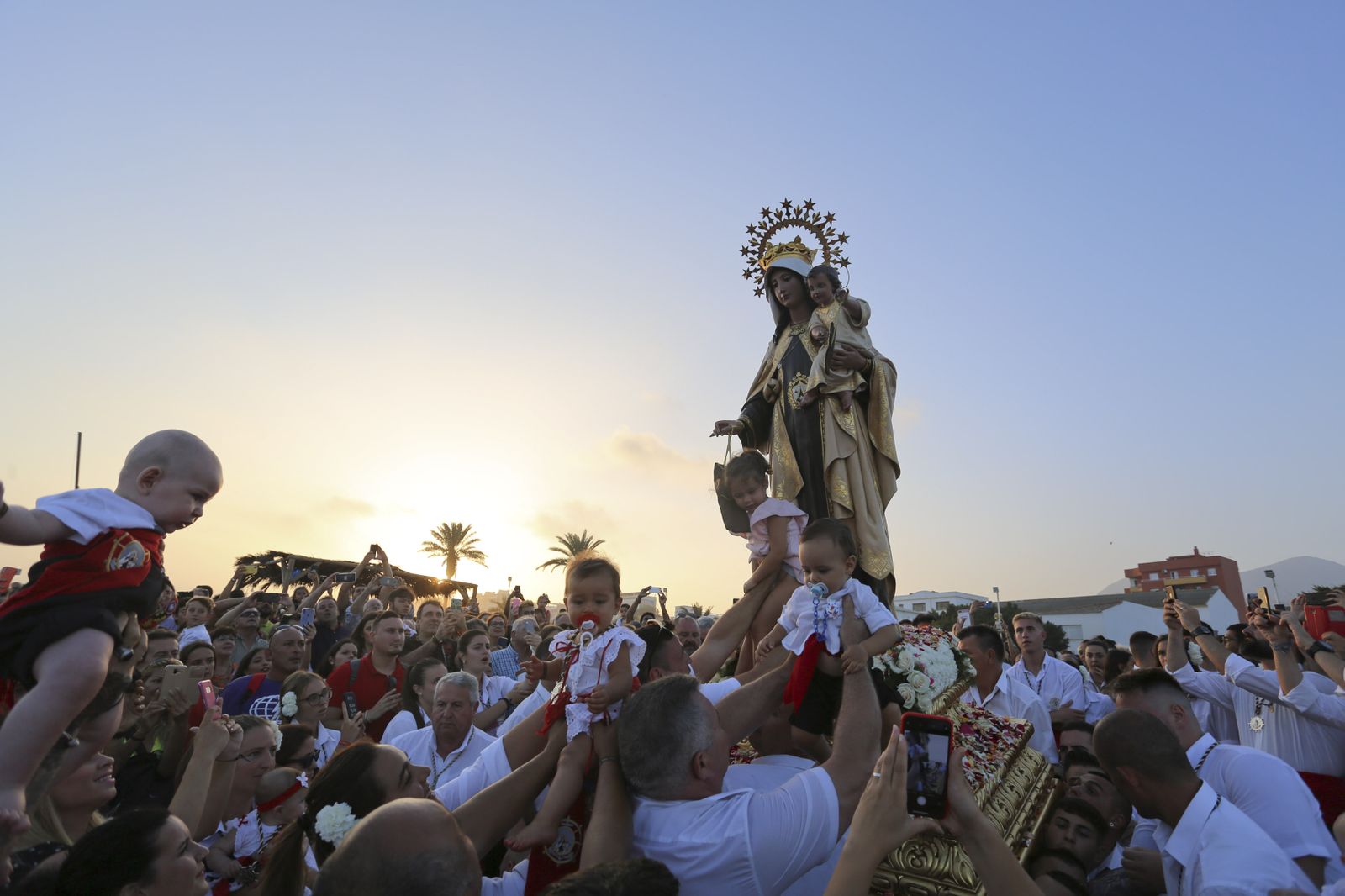 Las fotos de las procesiones de la Virgen del Carmen en Málaga