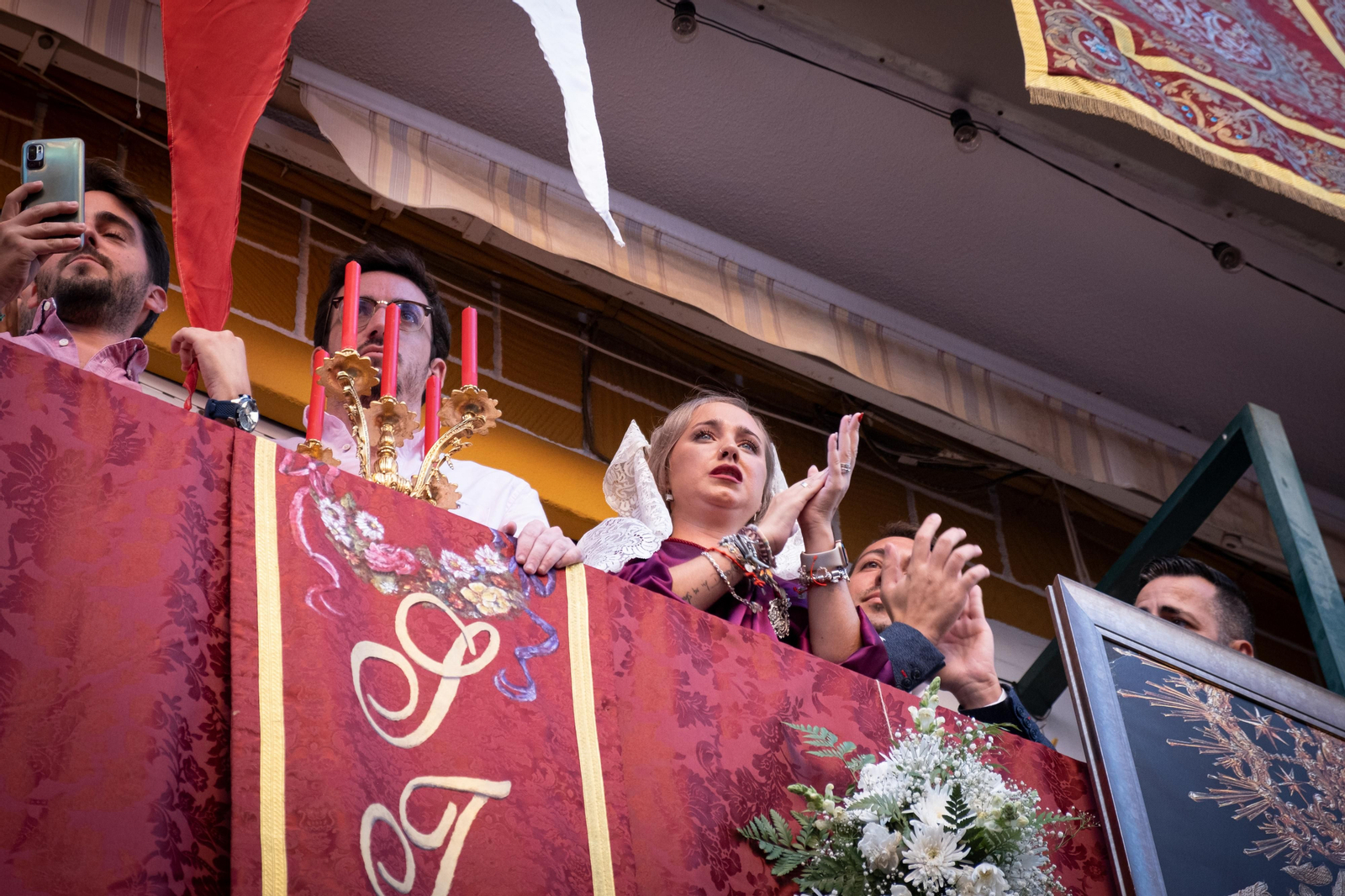 La procesión extraordinaria de la Virgen de los Dolores del Cerro del Águila, en imágenes