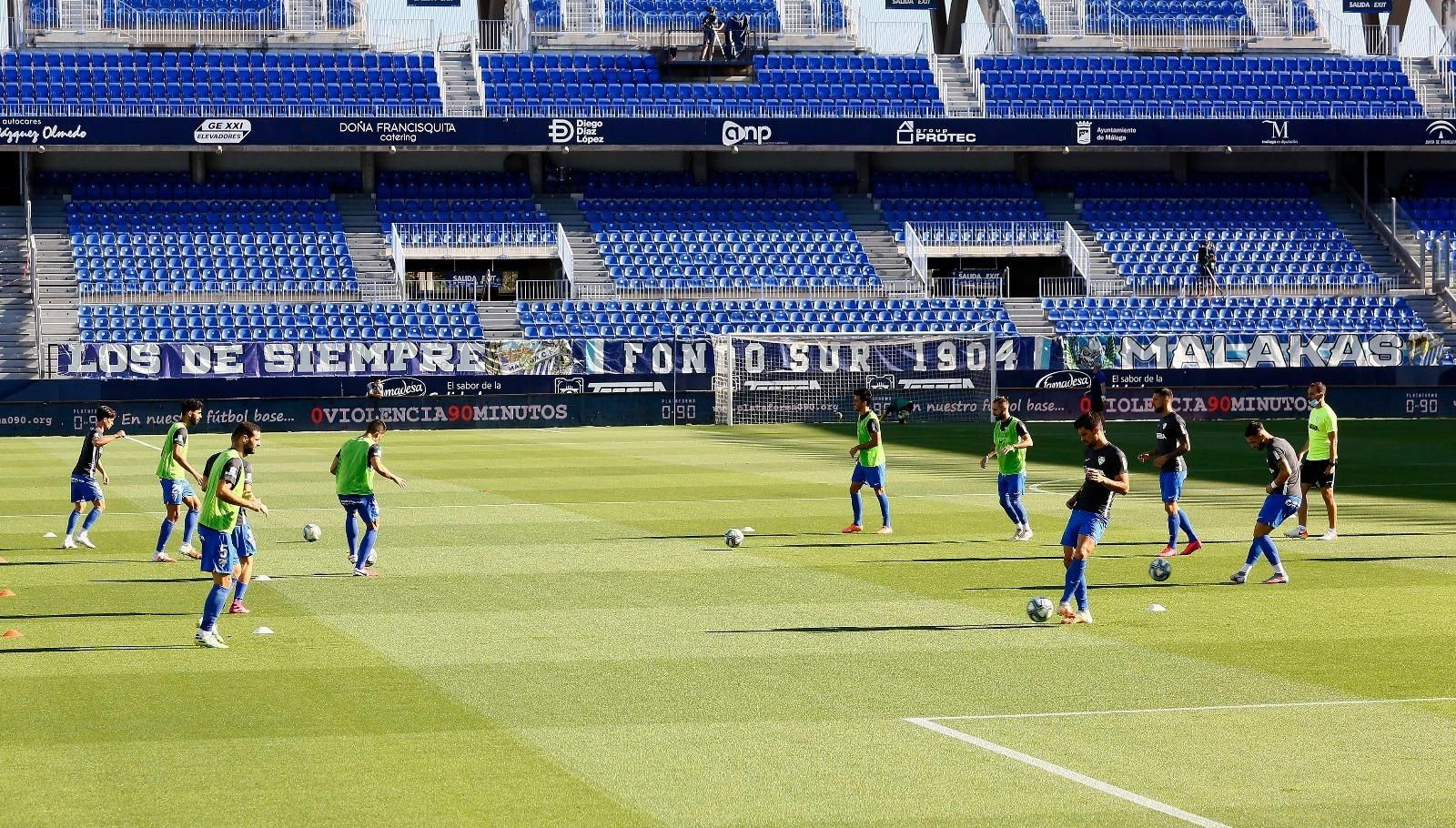 Las fotos del Málaga - Girona