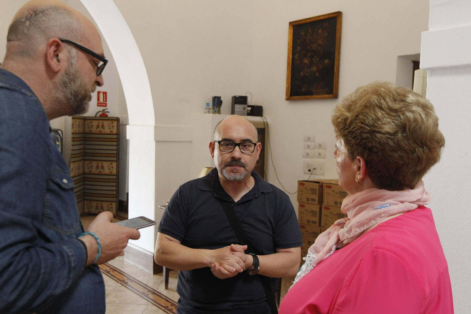 Los dos profesores participaron ayer en la jornada sectorial de la UGT.