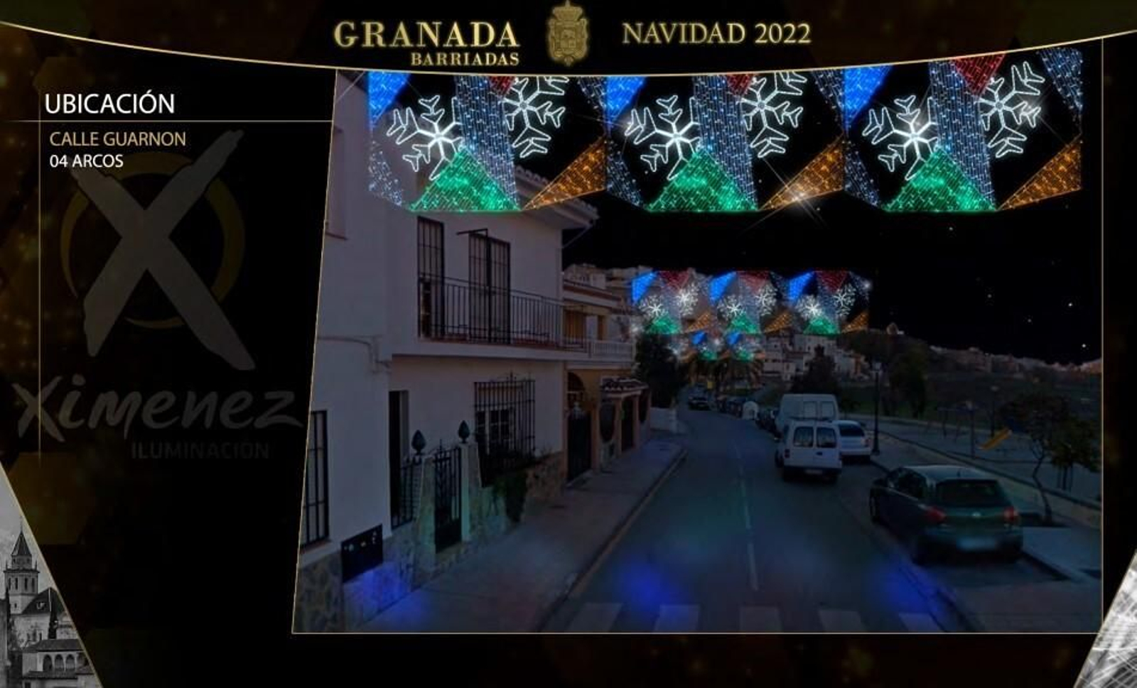 Estas son las luces de Navidad de los barrios de Granada, calle por calle