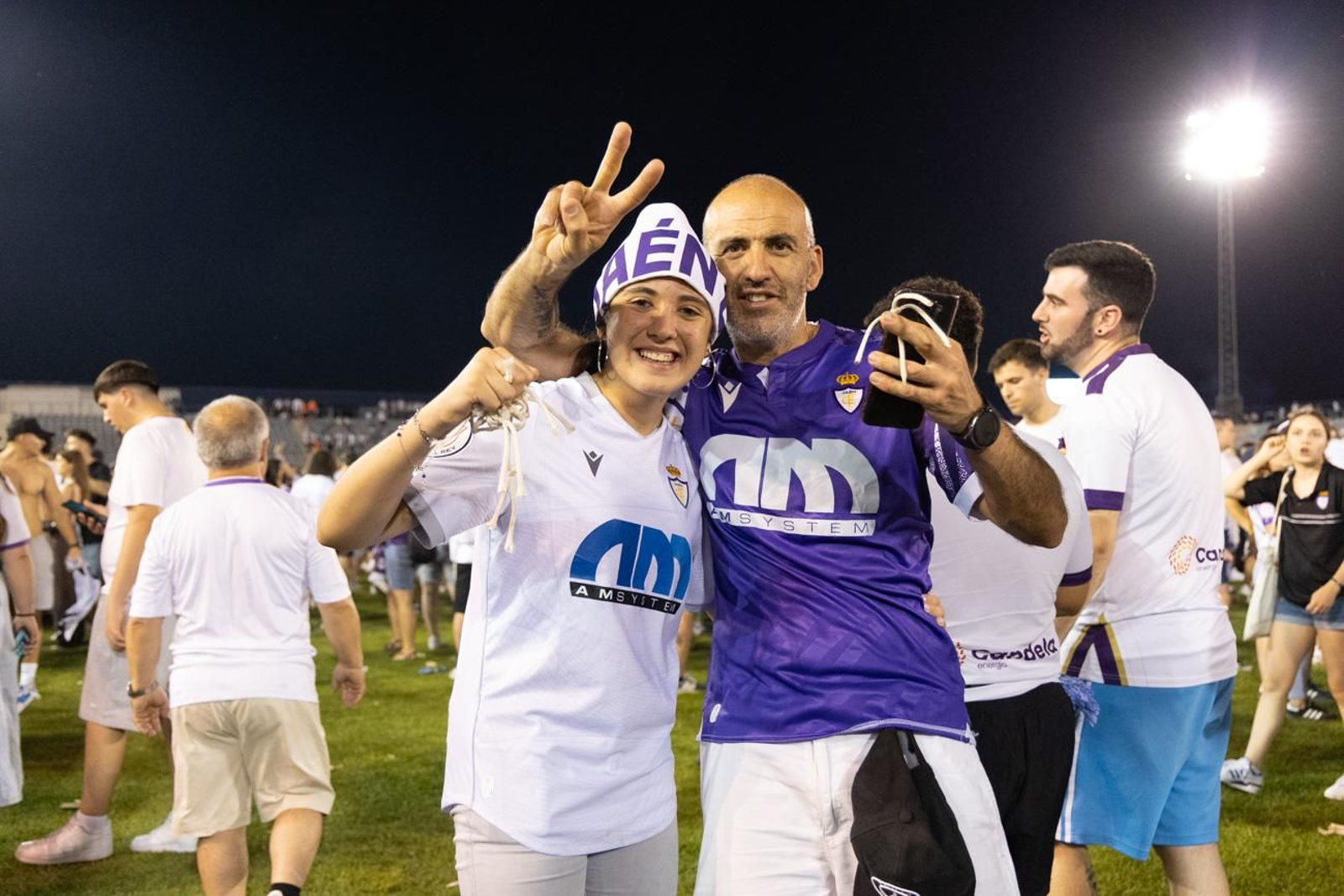La celebración del Real Jaén.