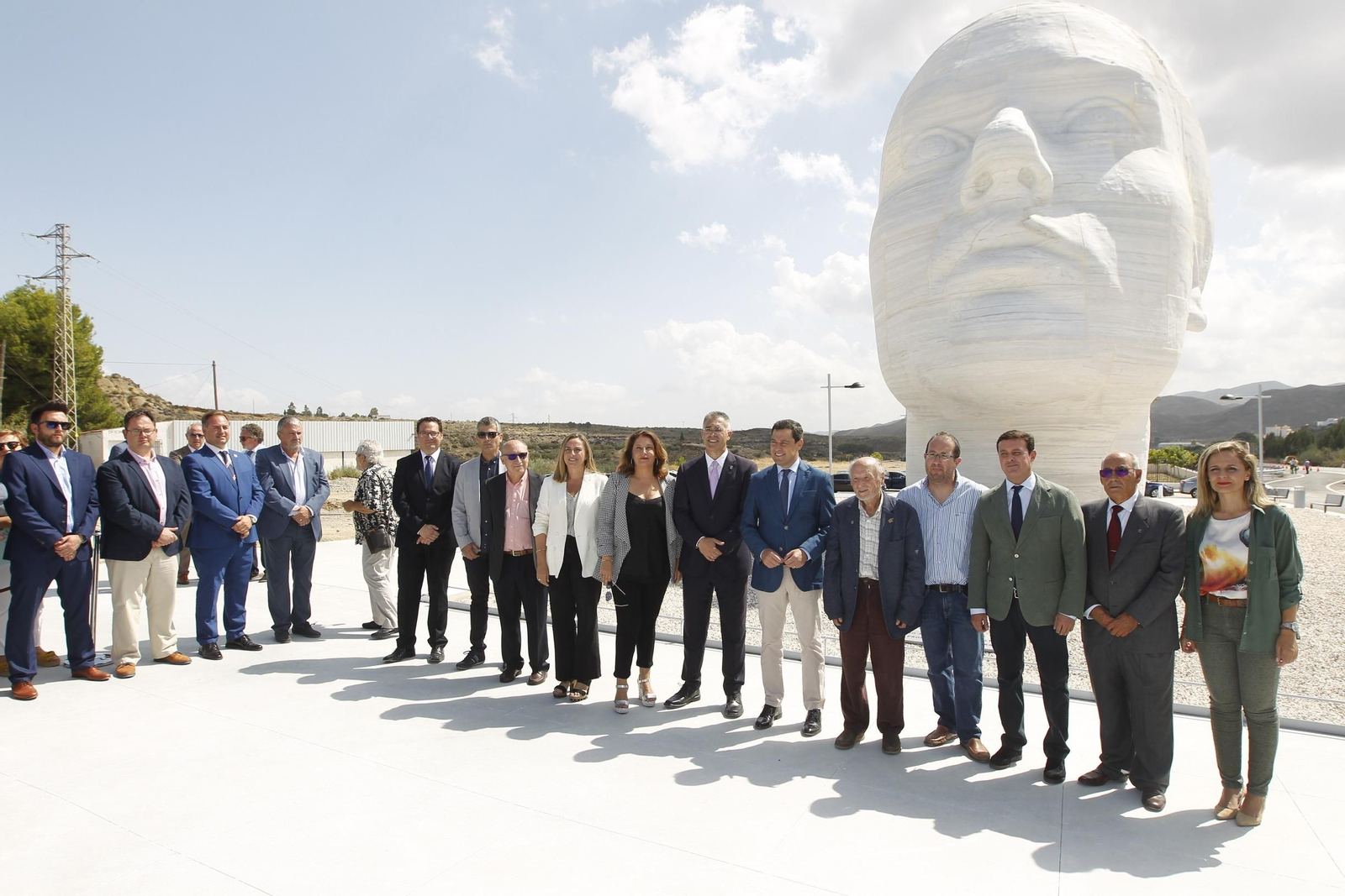 Inauguración escultura 'La Mujer del Almanzora'. Olula del Río