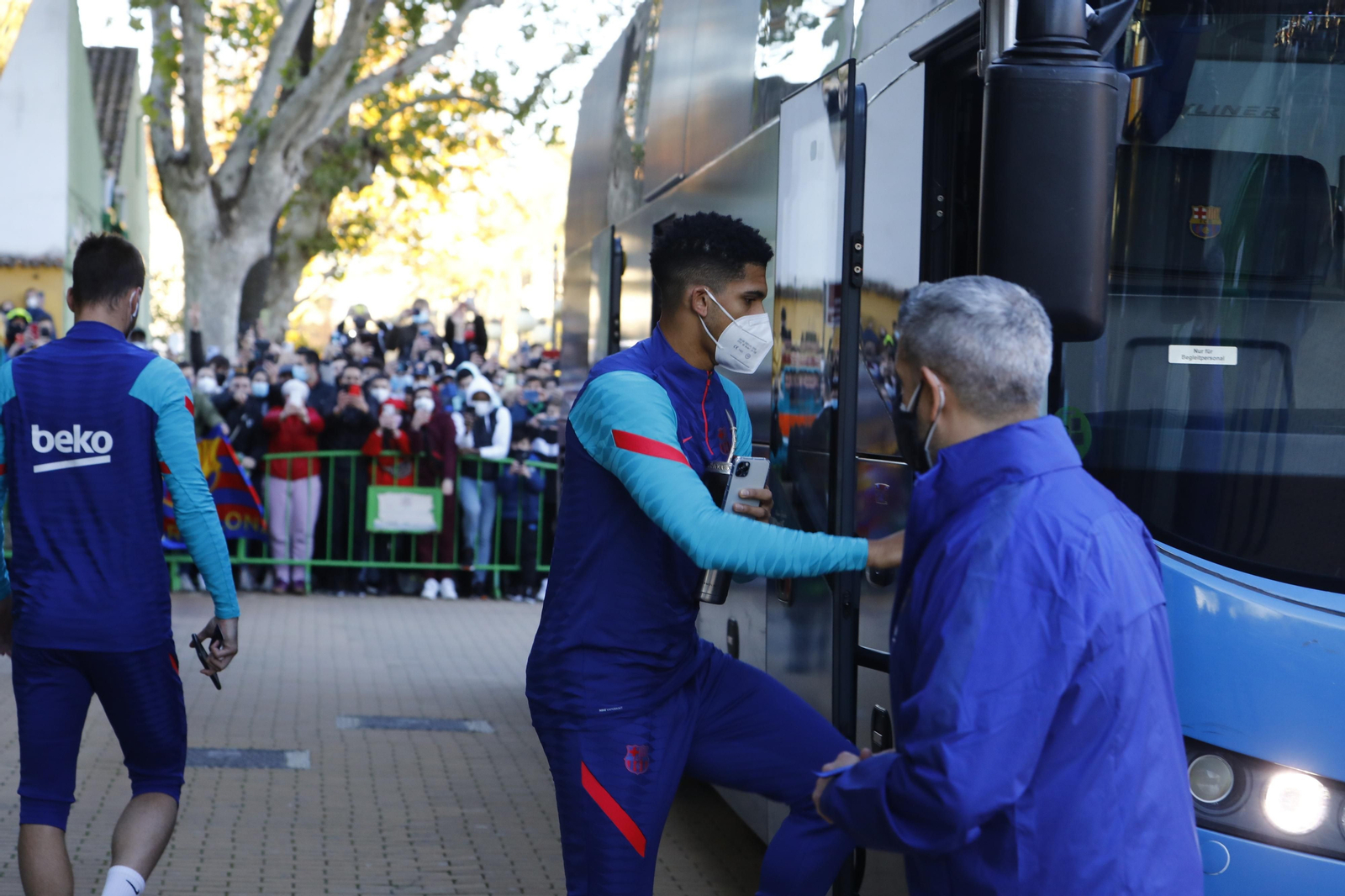 El Barça ya prepara la Supercopa en Córdoba, en imágenes