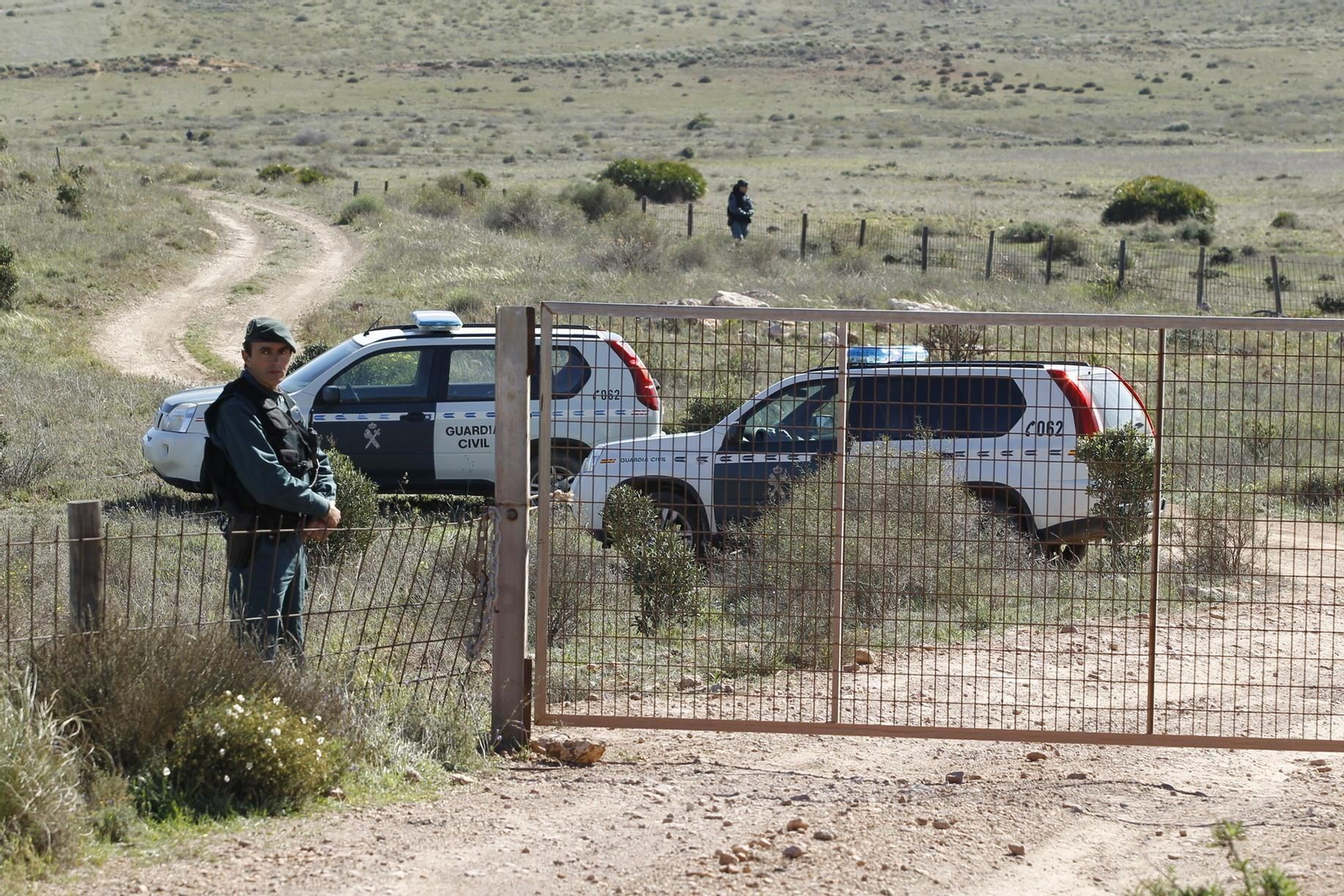Registro en la finca donde ocultaron el cuerpo de Gabriel