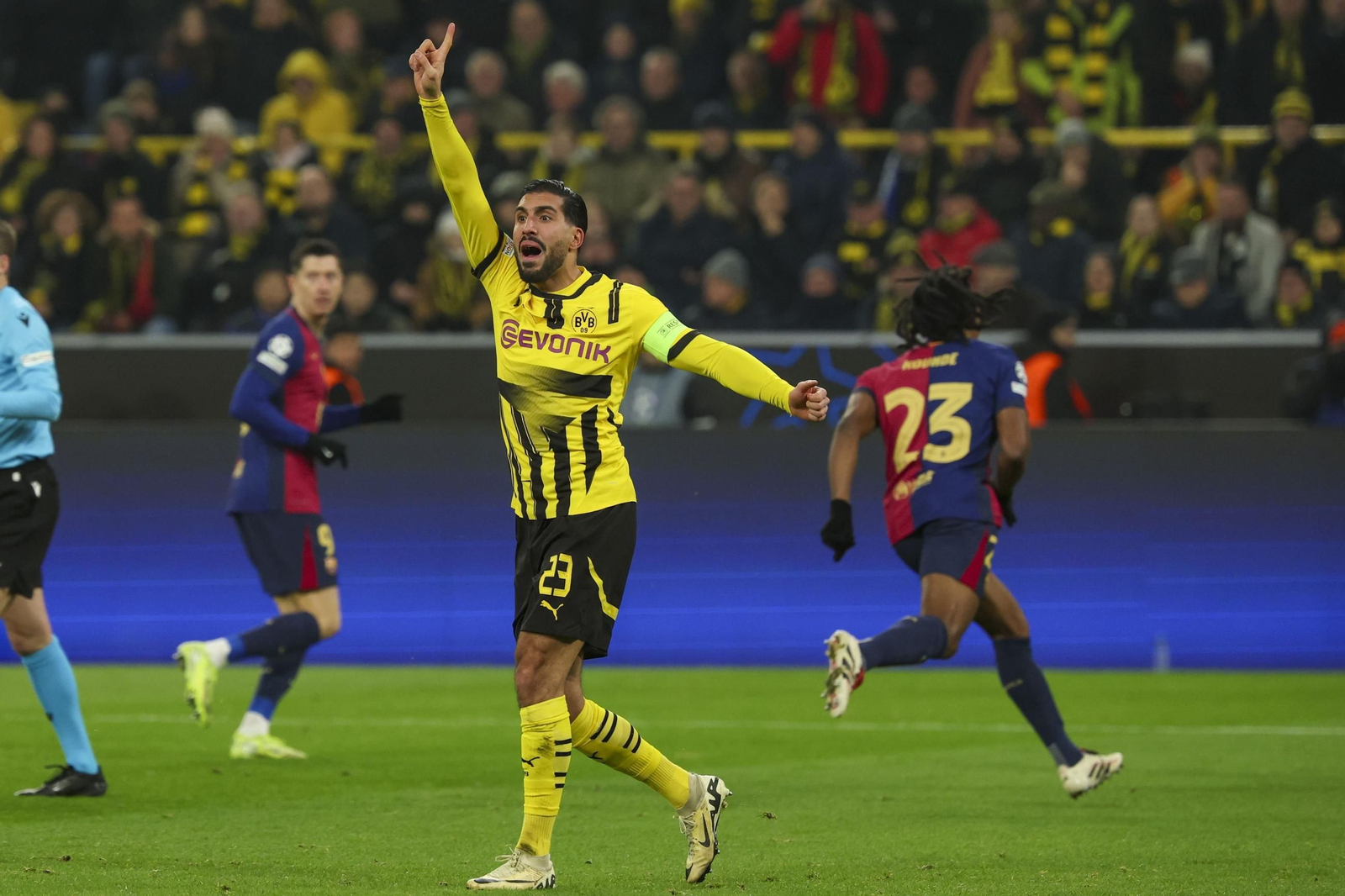 Las imágenes del Borussia Dortmund - Barcelona