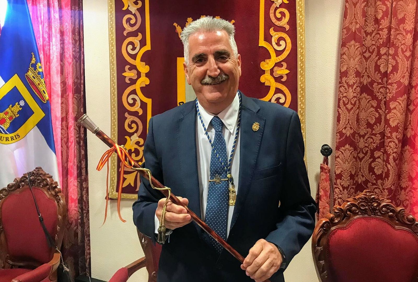 Luis Mario Aparcero, recién proclamado alcalde de Chipiona.