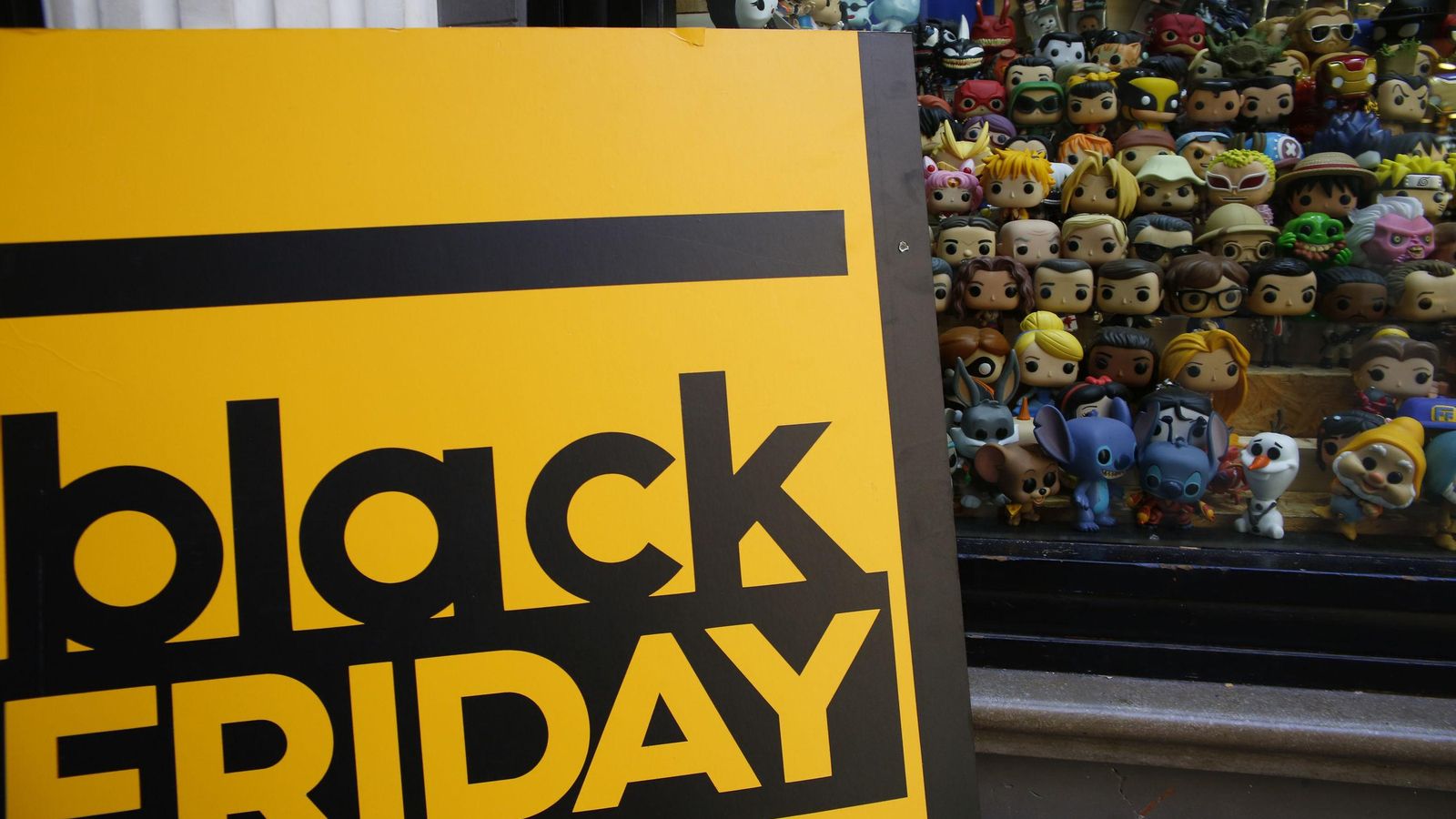 Cartel promocional del Black Friday.