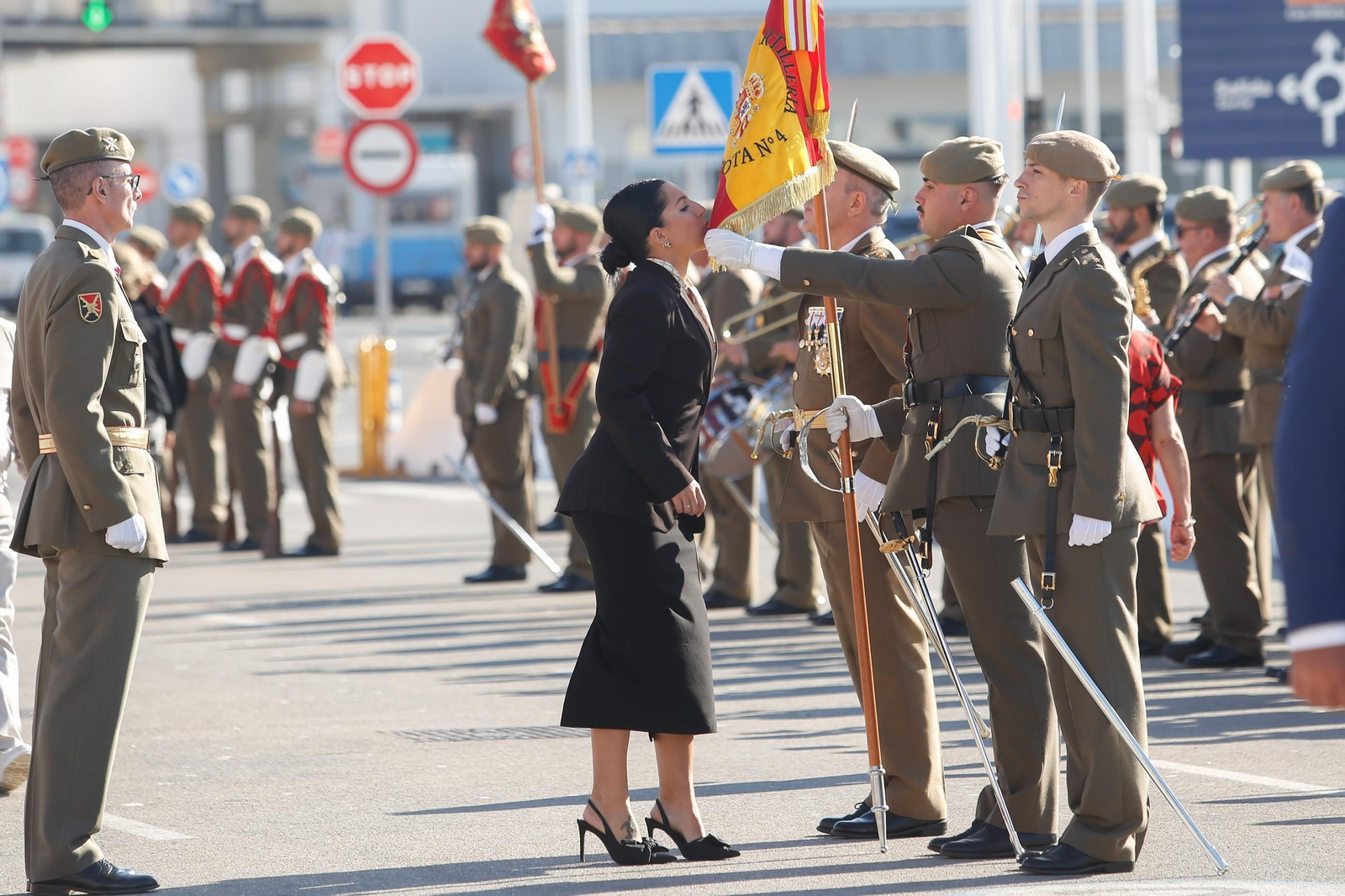 Las fotos de la jura de bandera civil en Tarifa