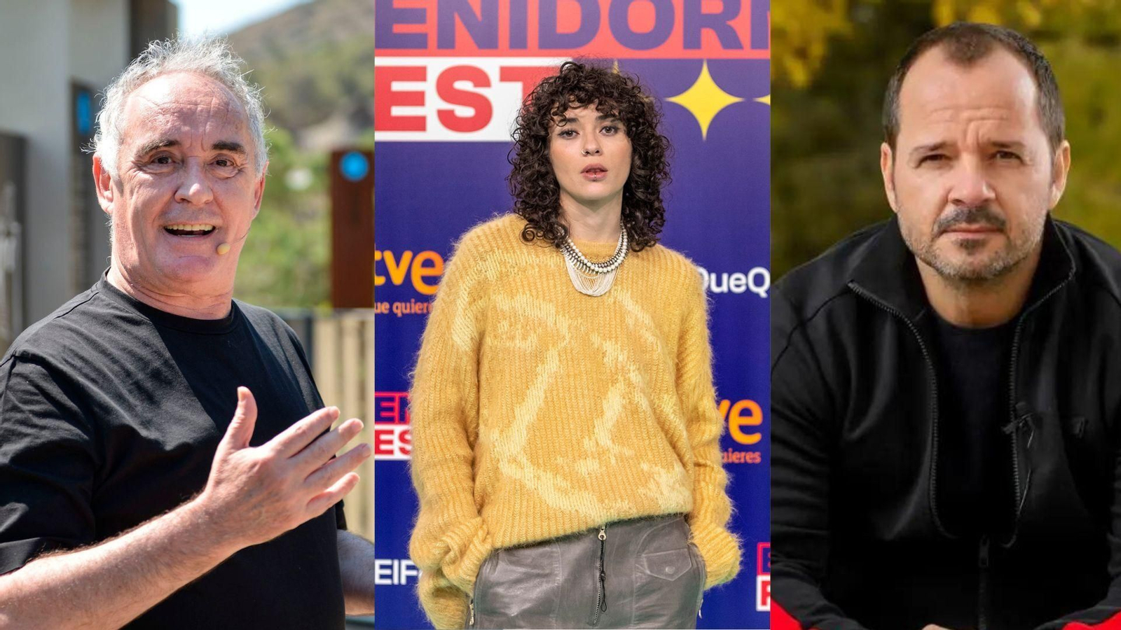 Ferran Adrià,  Alice Wonder y Ángel Martín.