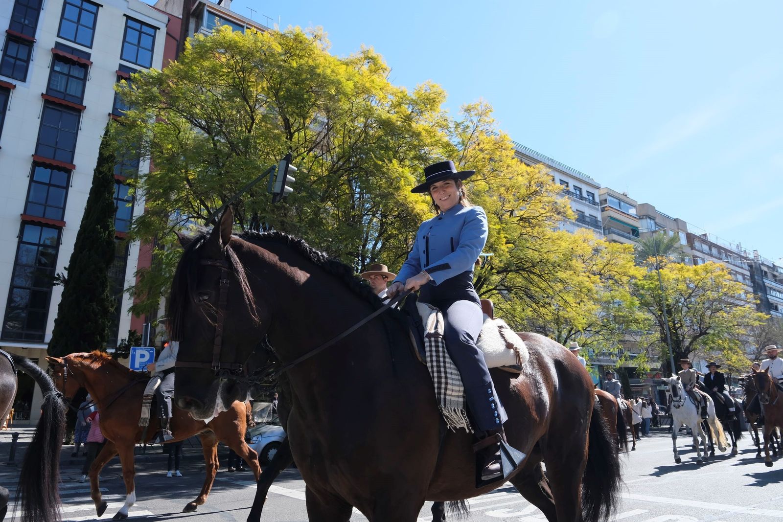 La XV marcha hípica por el Día de Andalucía en Córdoba, en imágenes