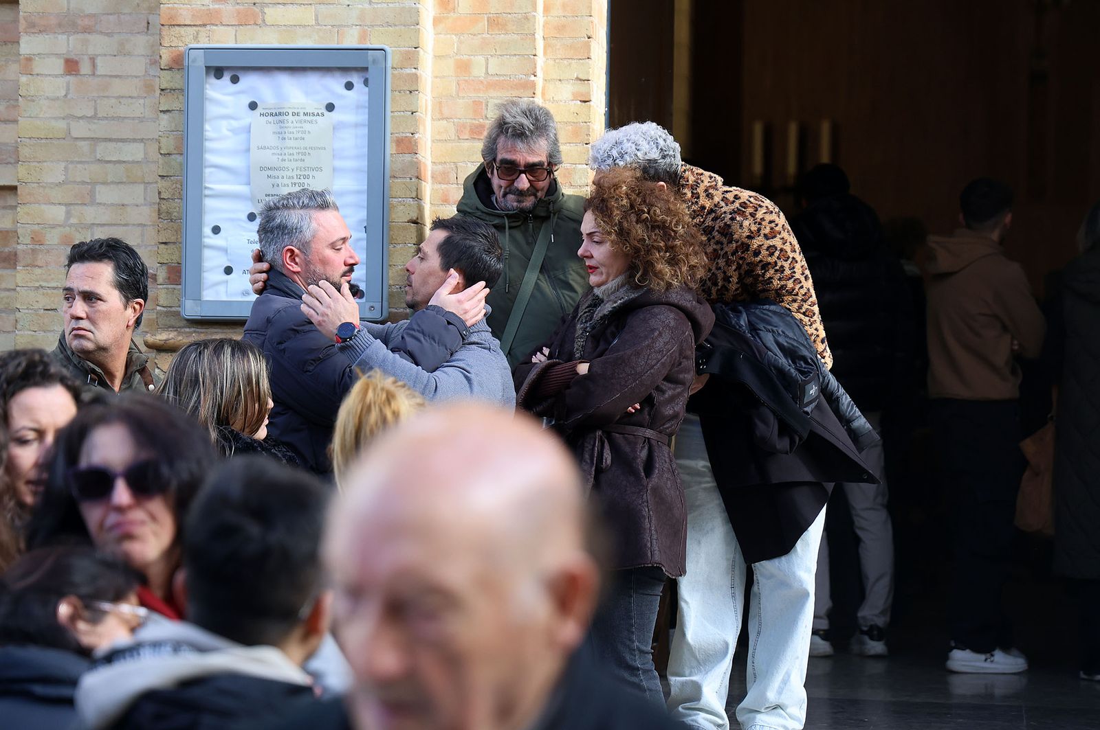 Fotografías de la misa de despedida a David Cordón