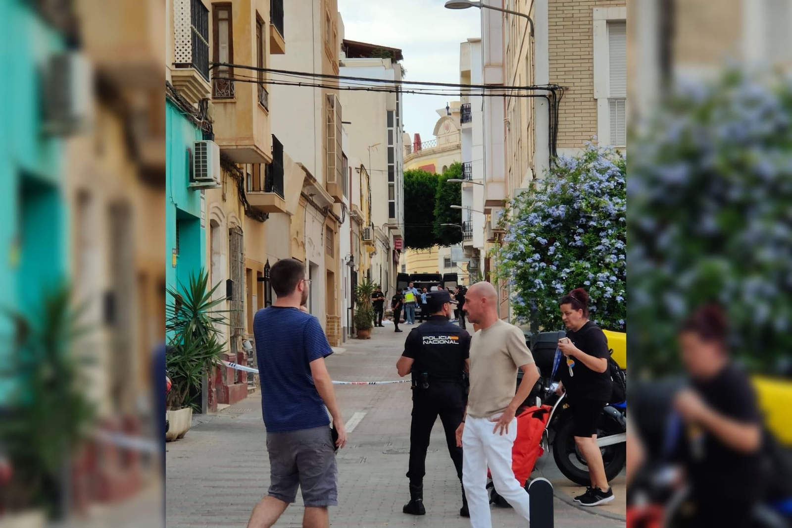 Calle de la Plaza de Toros en la que se han desarrollado los sucesos.
