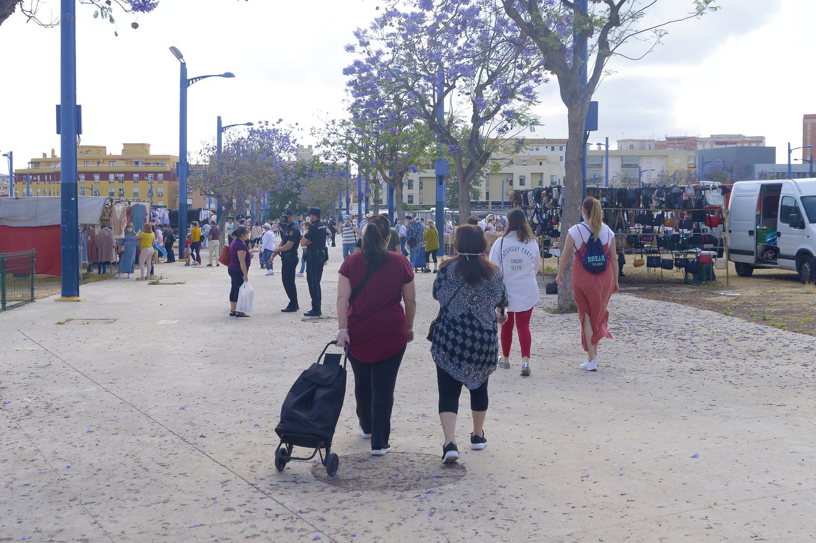 Fotos de la reapertura del Mercadillo de Algeciras