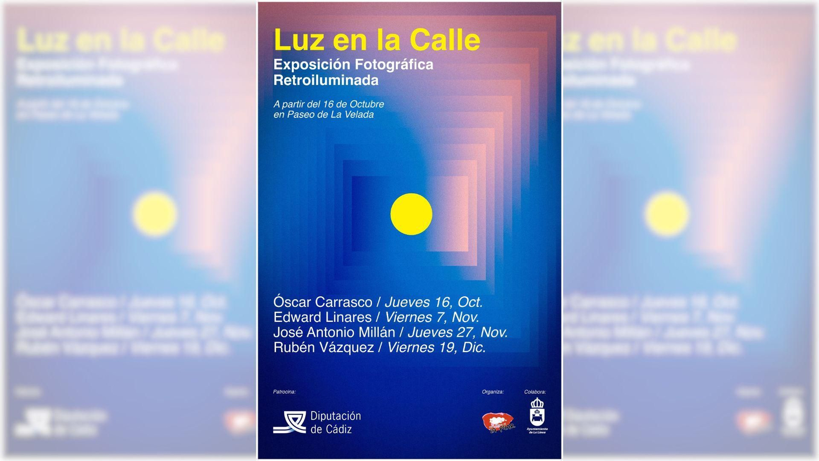 Cartel exposición Luz en la Calle.