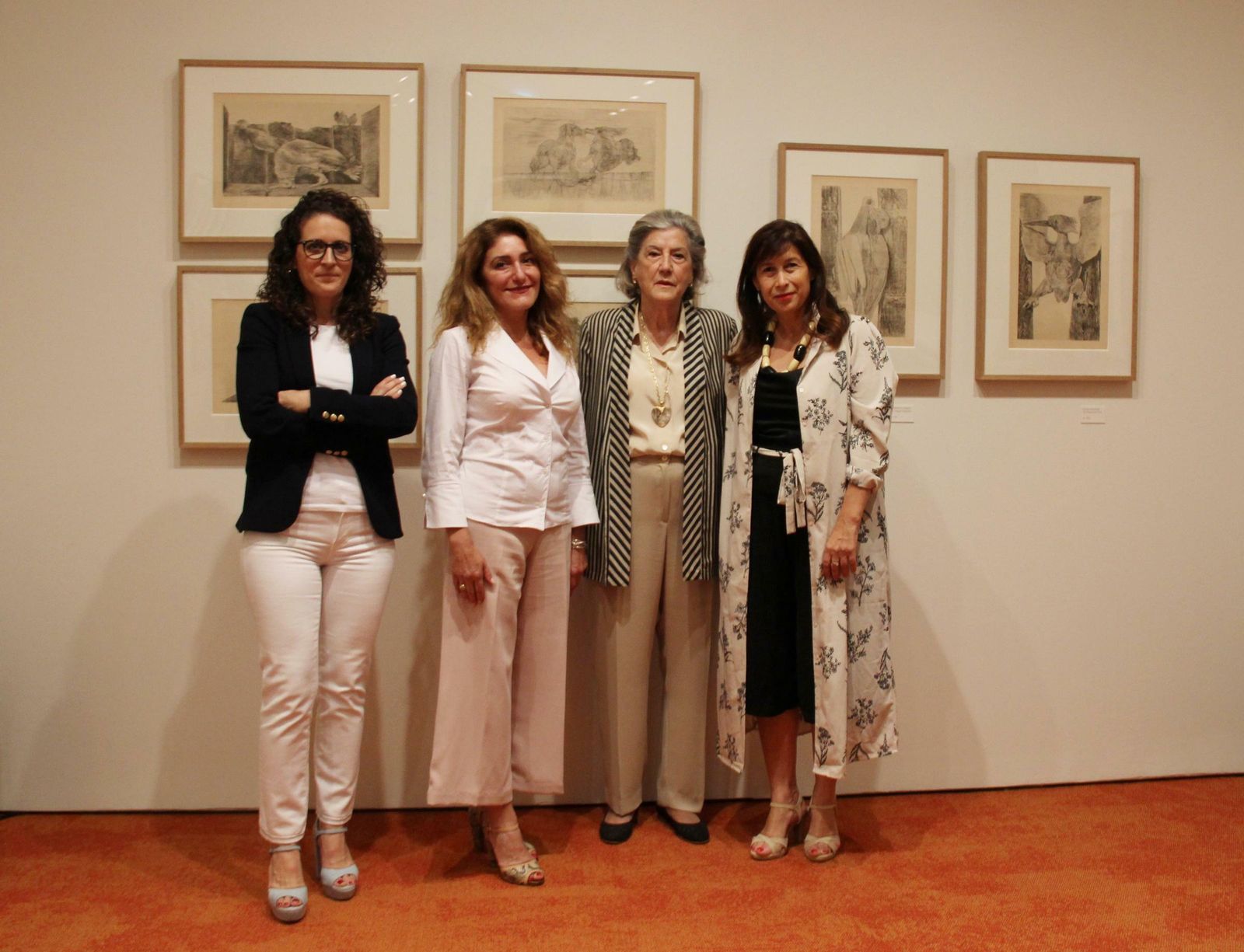 Inauguración de la exposición de Max Ernst, este viernes, en el Museo Carmen Thyssen.