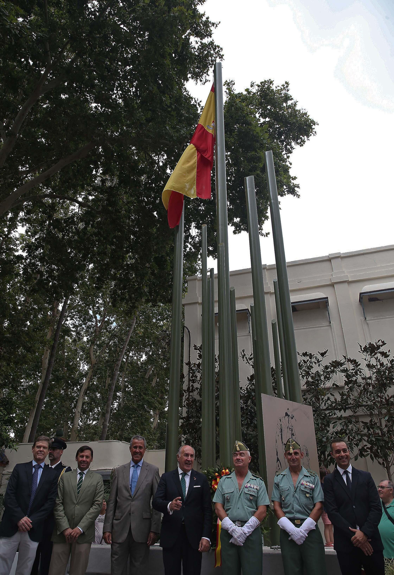 Fotos de la inauguración del monumento a la Legión en Algeciras