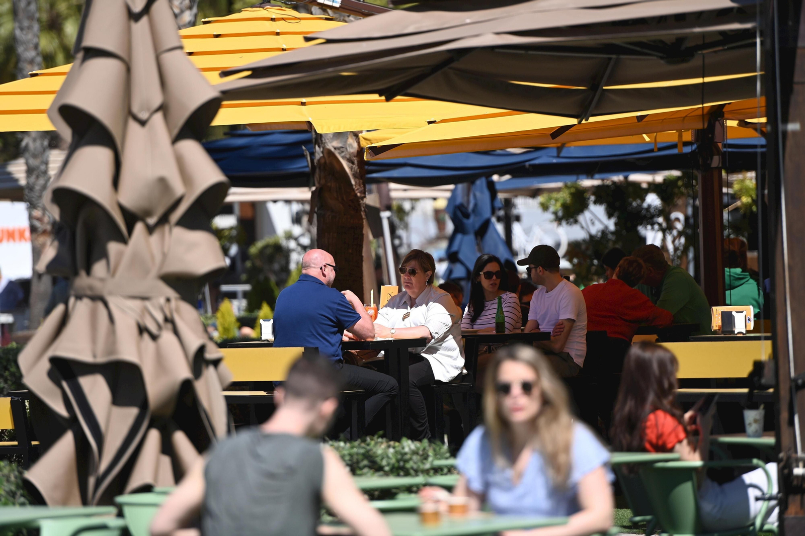 Así lucen las playas y chiringuitos de Málaga este sábado (fotos)