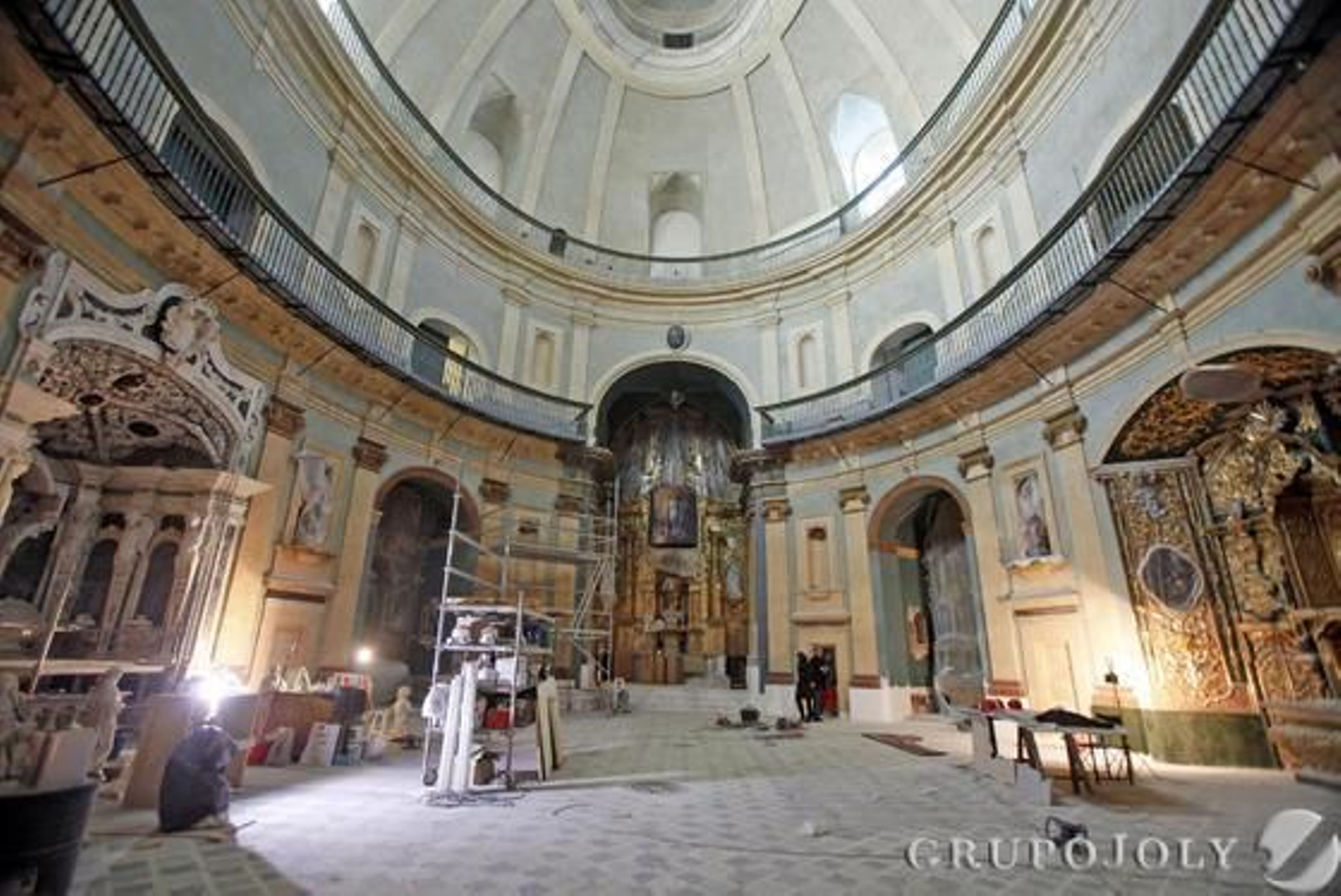 Acaban las obras de restauración del Oratorio de San Felipe Neri de Cádiz, uno de los emblemas del doce./Fotos:Jesús Marín

Foto: Jesus Marin