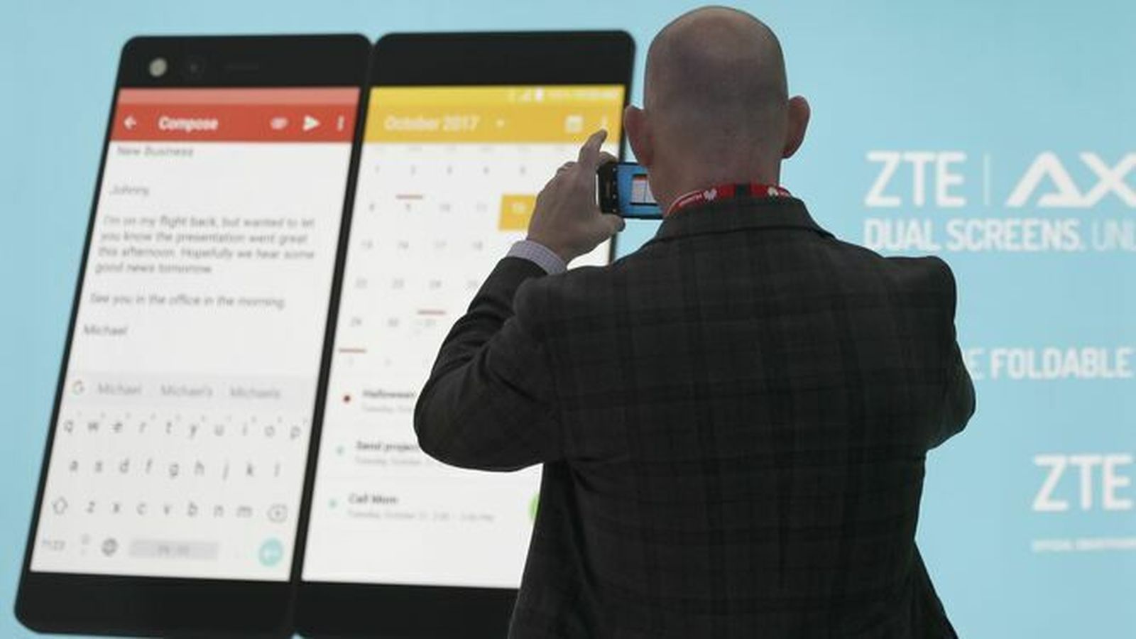 Un visitante del reciente Mobile World Congress de Barcelona