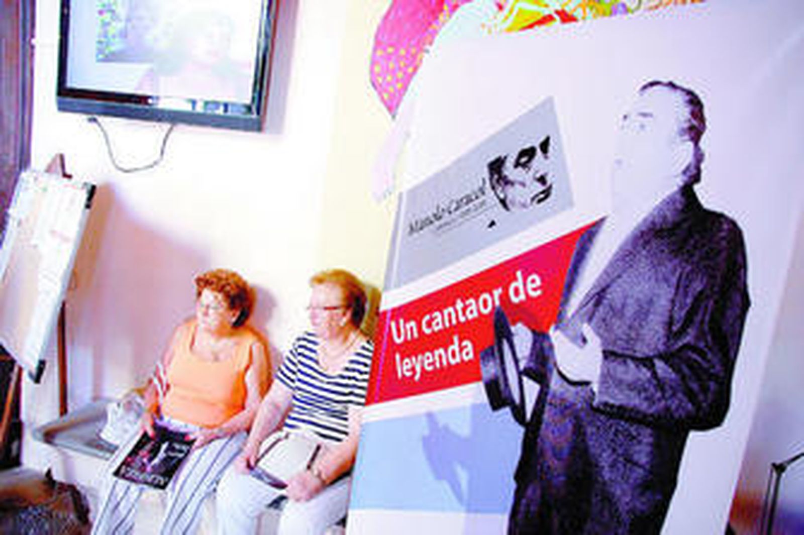 Un momento de la exposición de Caracol en el CAF.