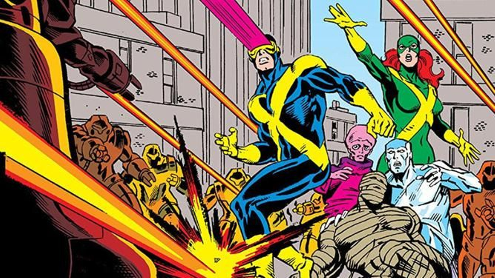 Los mutantes, en acción.