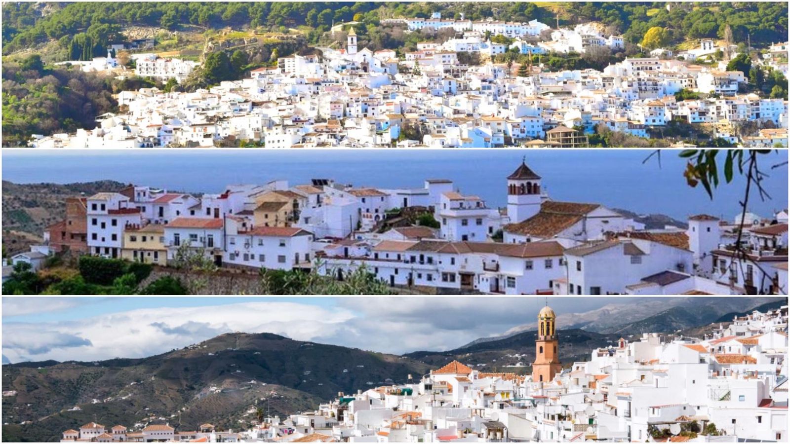 Casarabonela, Cómpeta y Moclinejo.