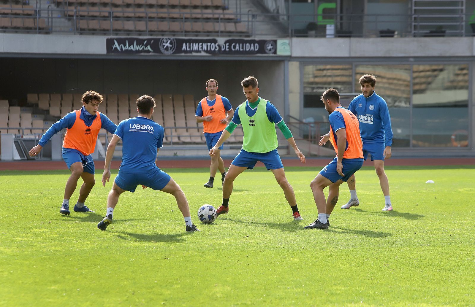 Entrenamiento del Xerez DFC en Chapín.