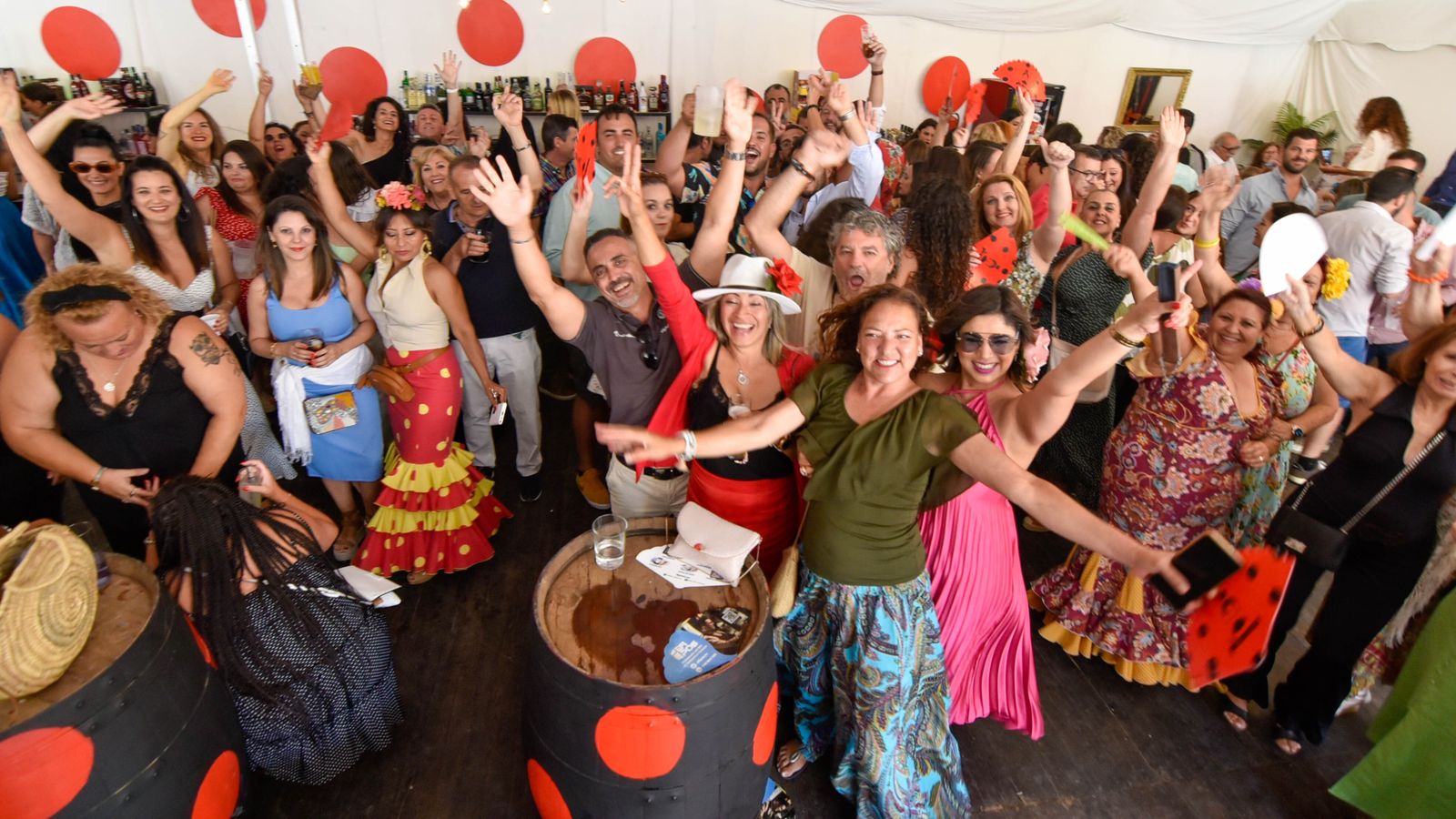 Fotos del miercoles en la Feria Real de Algeciras Dia de la Mujer