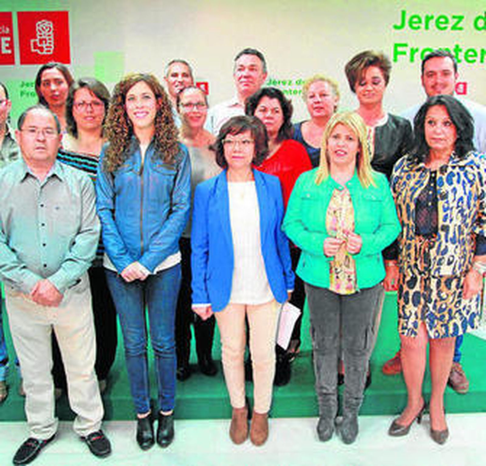 Presentación ayer de las candidaturas en el PSOE.