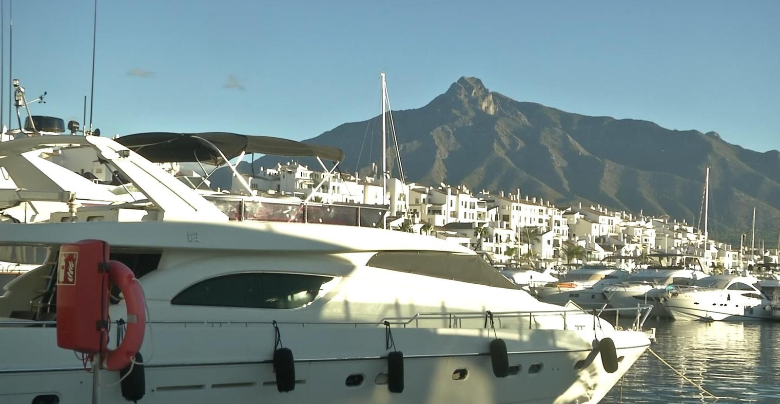 El lujoso Puerto Banús.