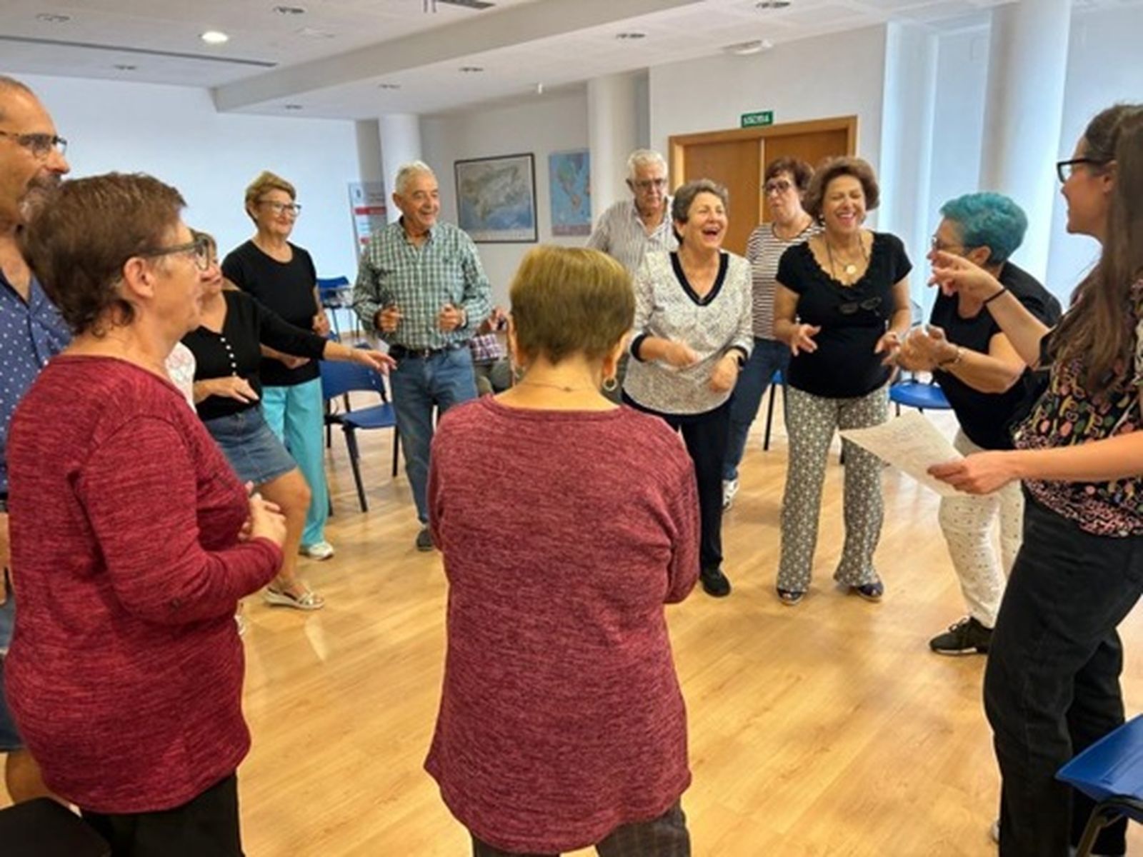 Taller de risoterapia.