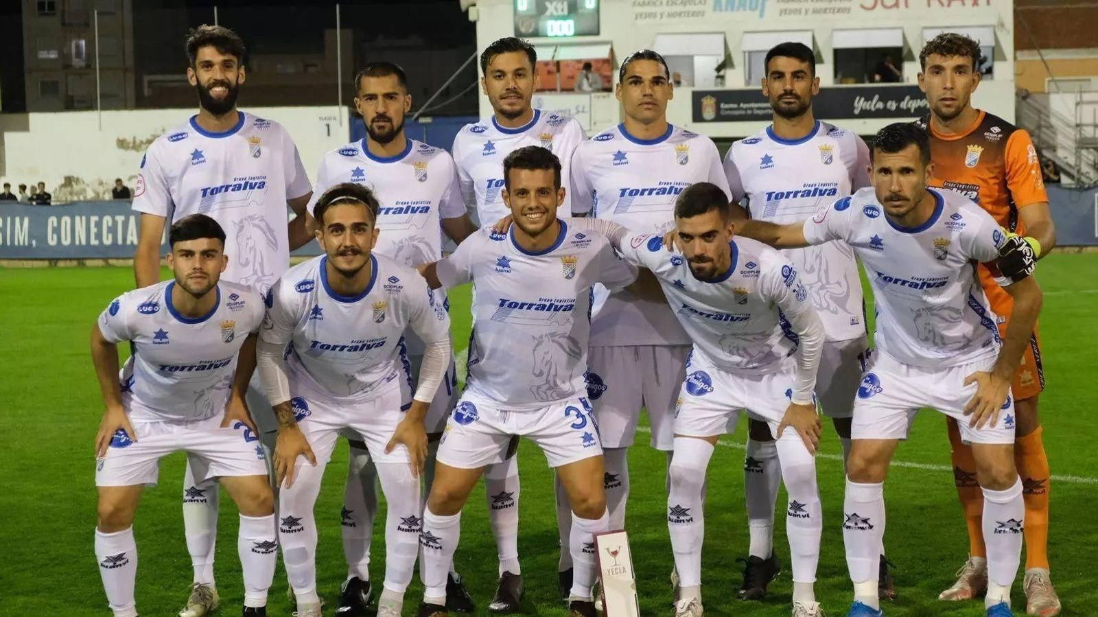 Once del Xerez CD que eliminó al Yelcano Deportivo de la Copa RFEF en octubre de 2021 al imponerse 0-2.
