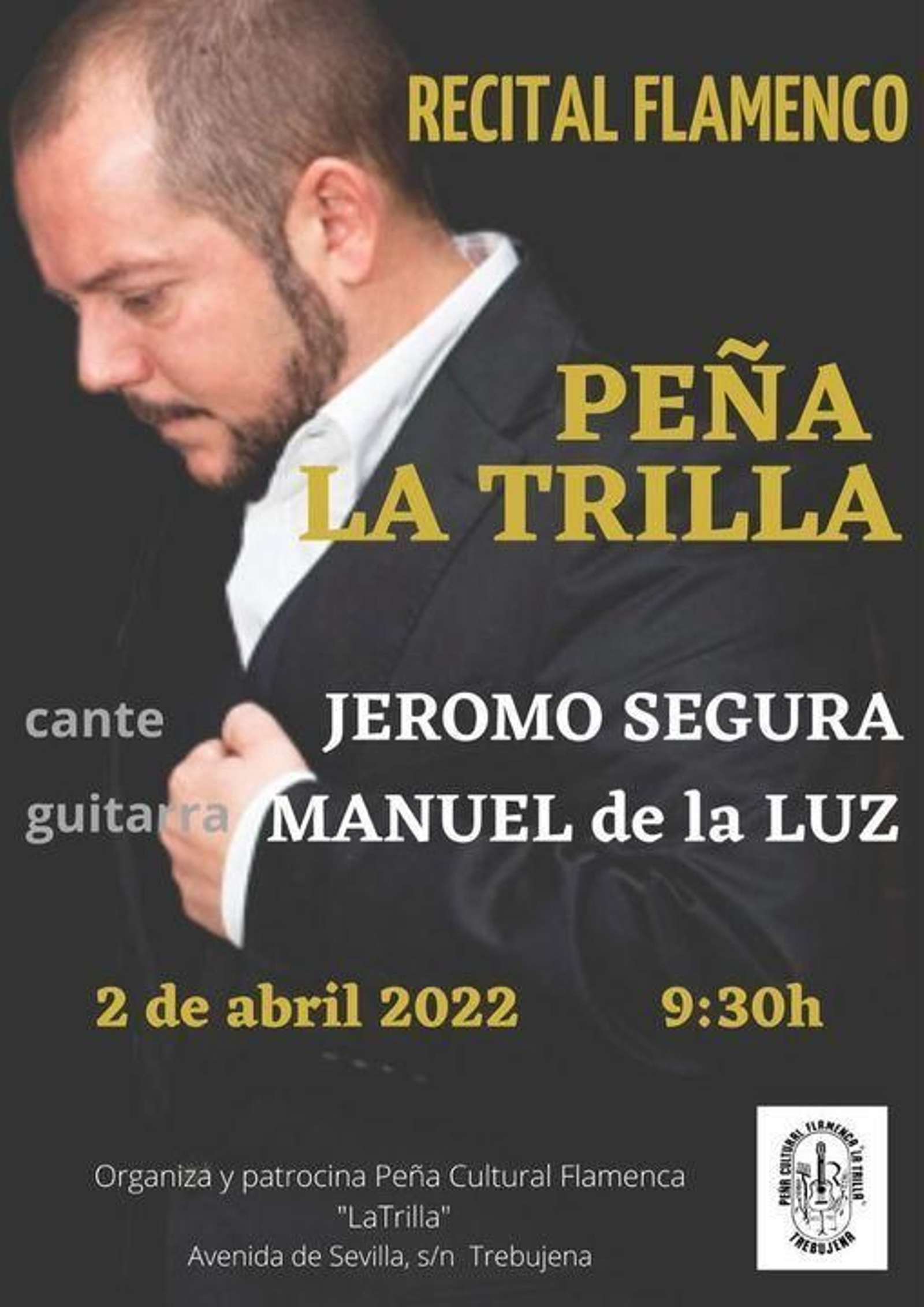 Jeromo Segura actúa el 2 de abril en Trebujena