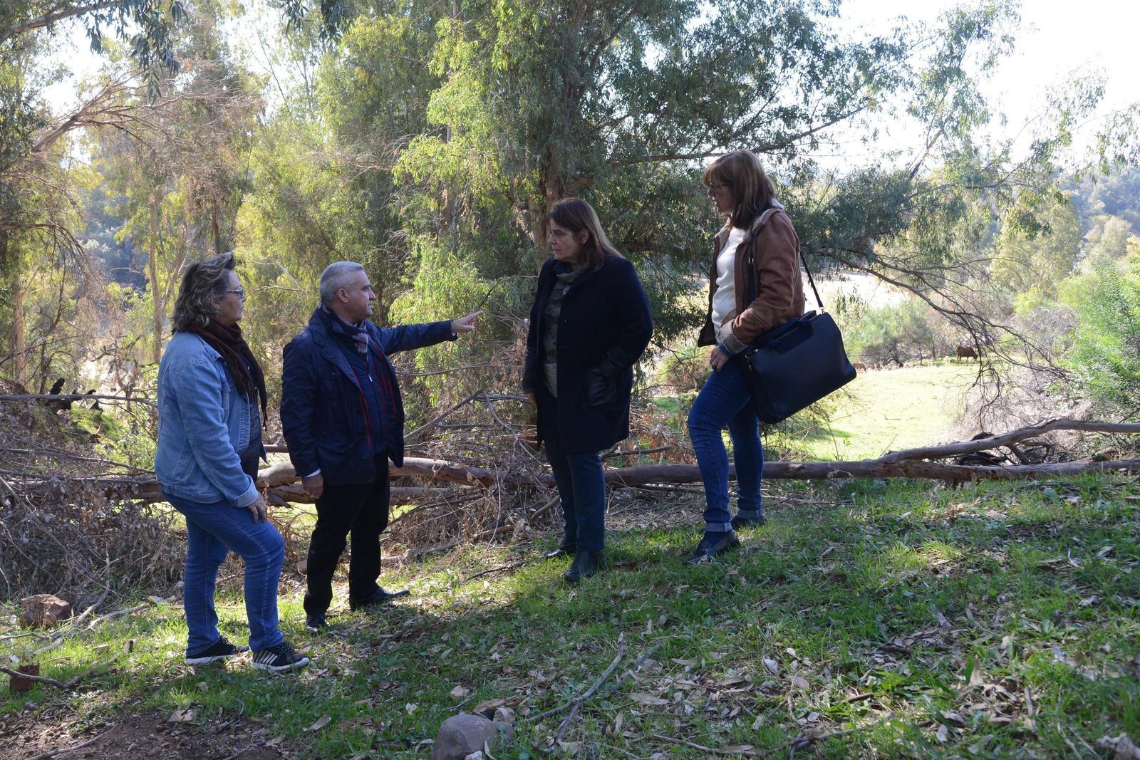 La diputada de Servicios Públicos Supramunicipales en Villanueva del Río.