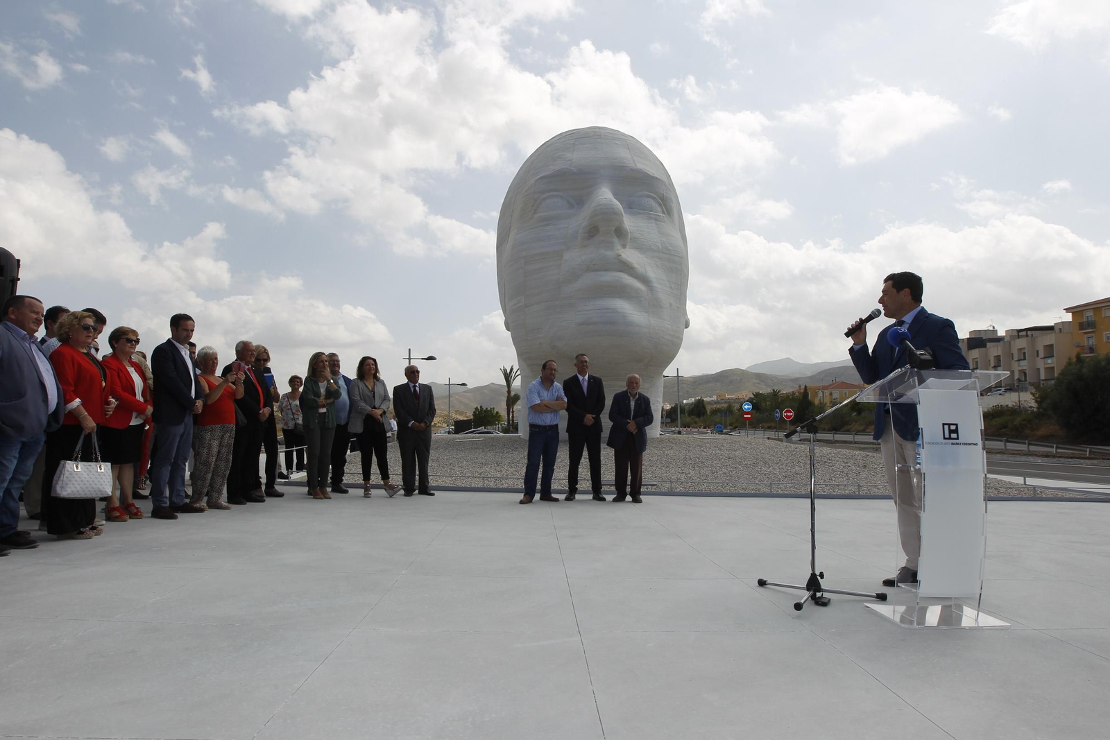 Inauguración escultura 'La Mujer del Almanzora'. Olula del Río
